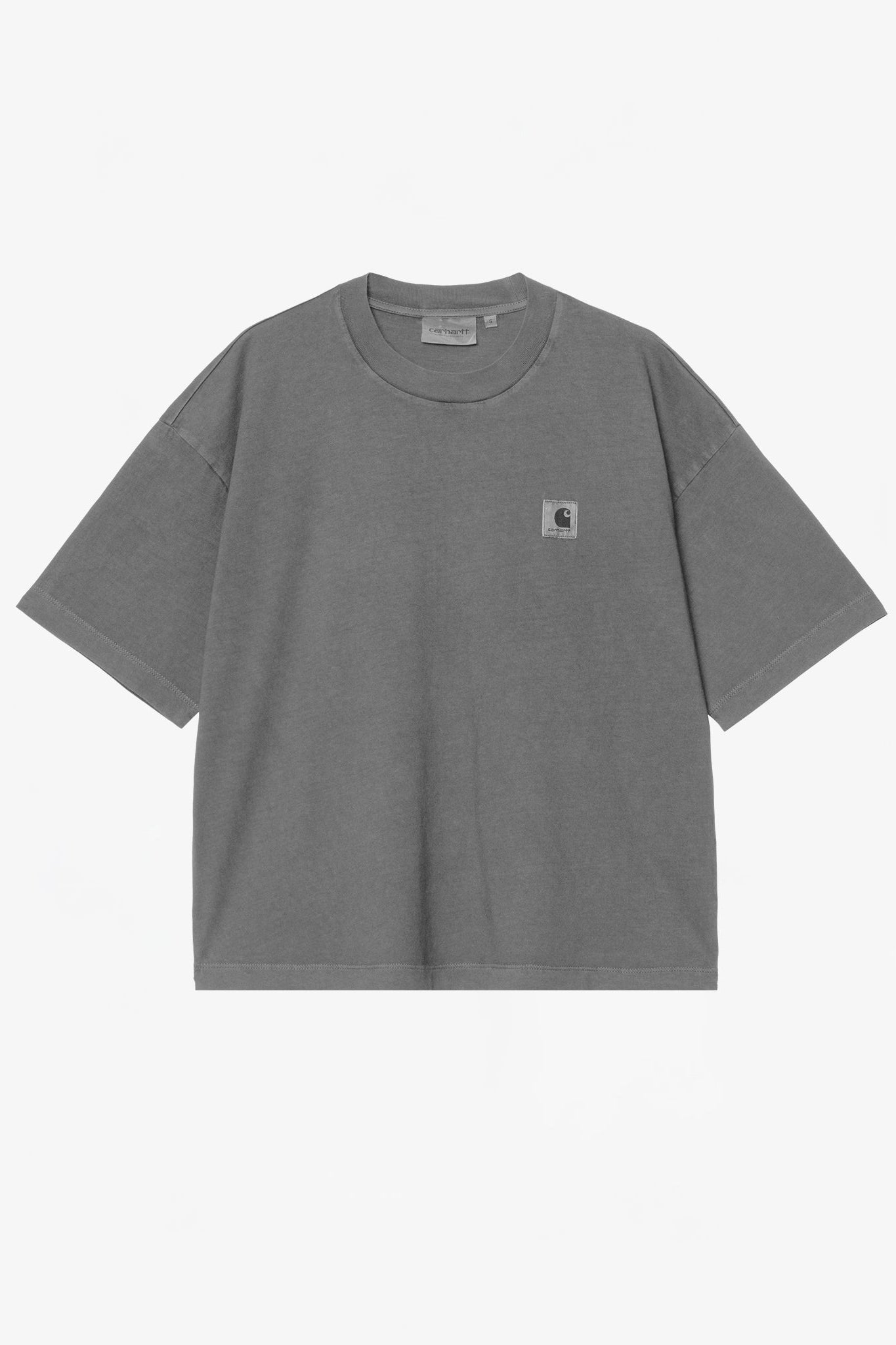 CARHARTT WIP - Women W' S/S Nelson T-Shirt - Black Garment Dyed - BACKYARD