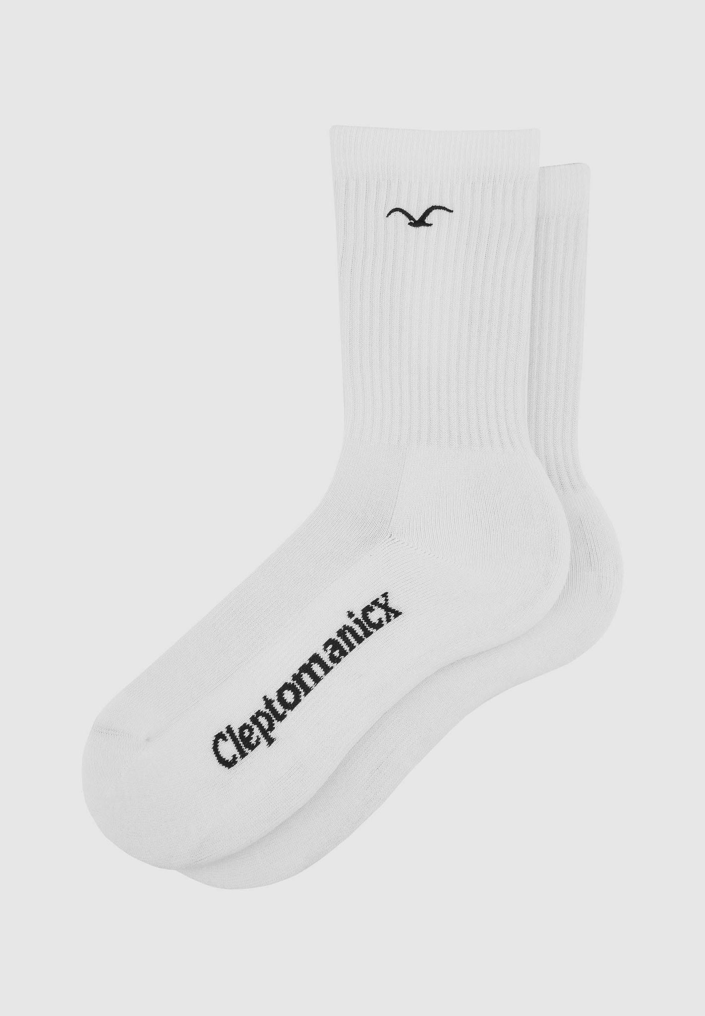 CLEPTOMANICX - Ligull Socks - White - BACKYARD