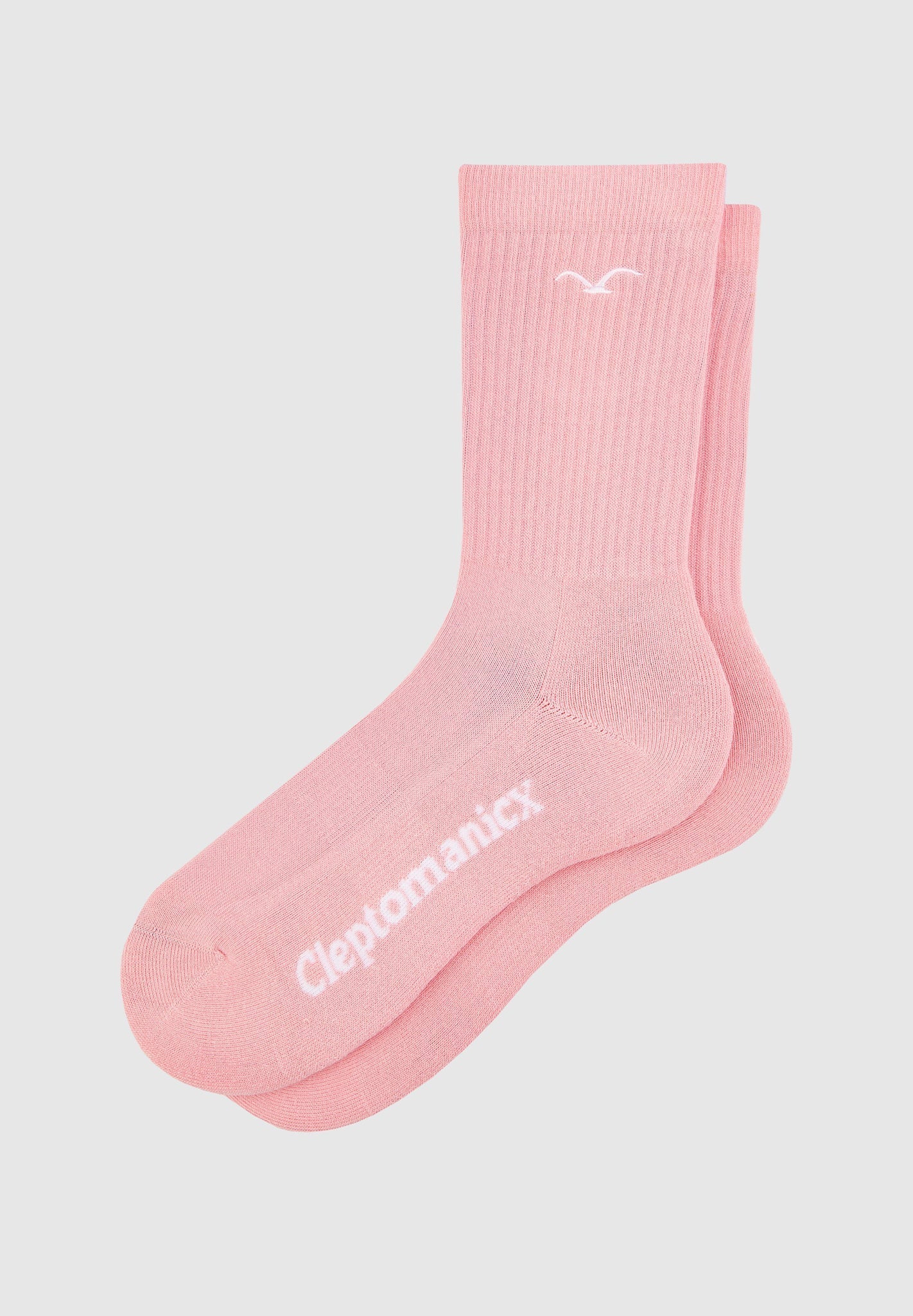 CLEPTOMANICX - Ligull Socks - Geranium Pink - BACKYARD