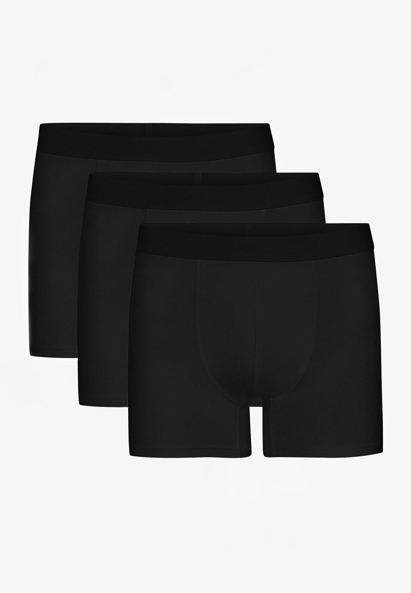 COLORFUL STANDARD - 3 Pack Organic Boxer Briefs - Deep Black - BACKYARD
