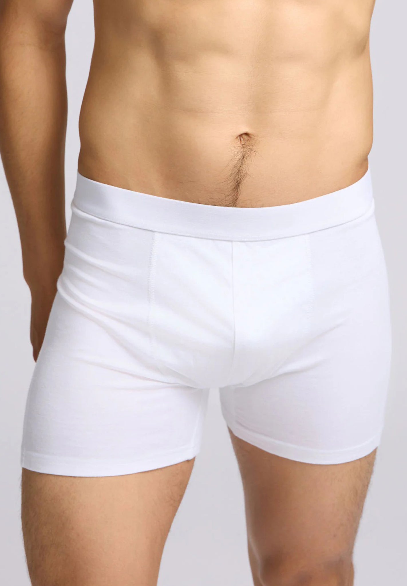 COLORFUL STANDARD - 3 Pack Organic Boxer Briefs - Optical White - BACKYARD