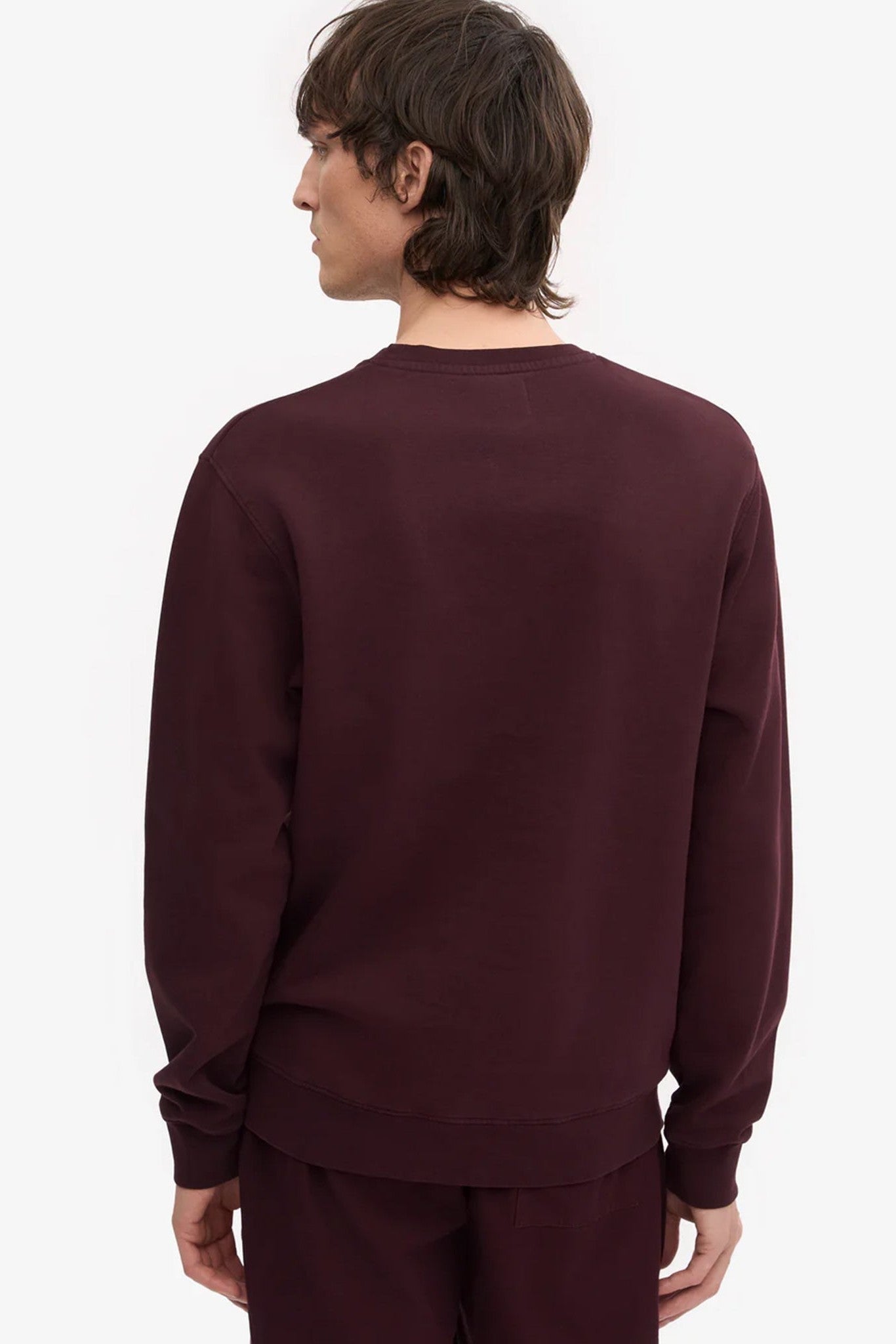 COLORFUL STANDARD - Classic Organic Crew - Oxblood Red - BACKYARD