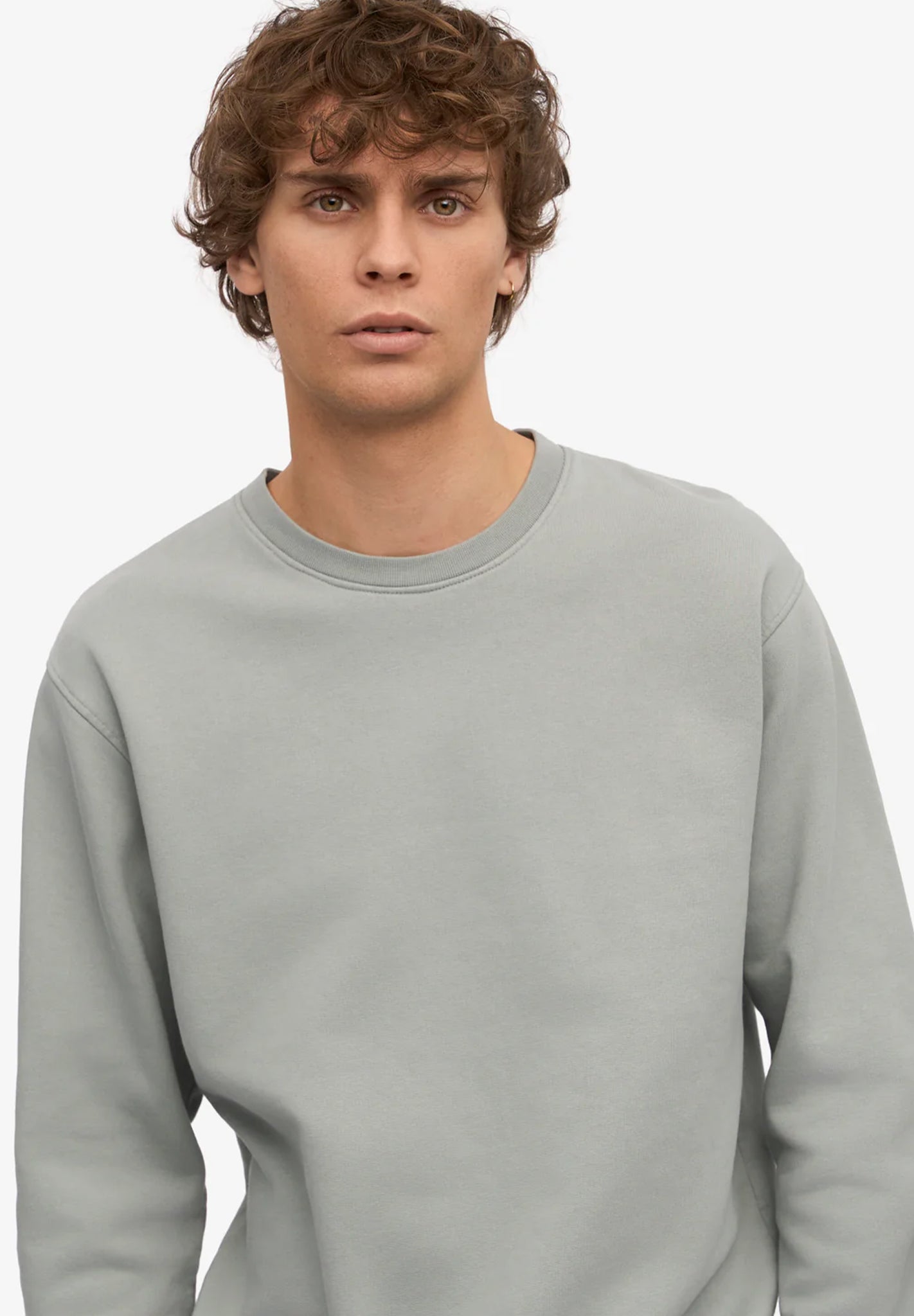 COLORFUL STANDARD - Classic Organic Crew - Steel Blue - BACKYARD