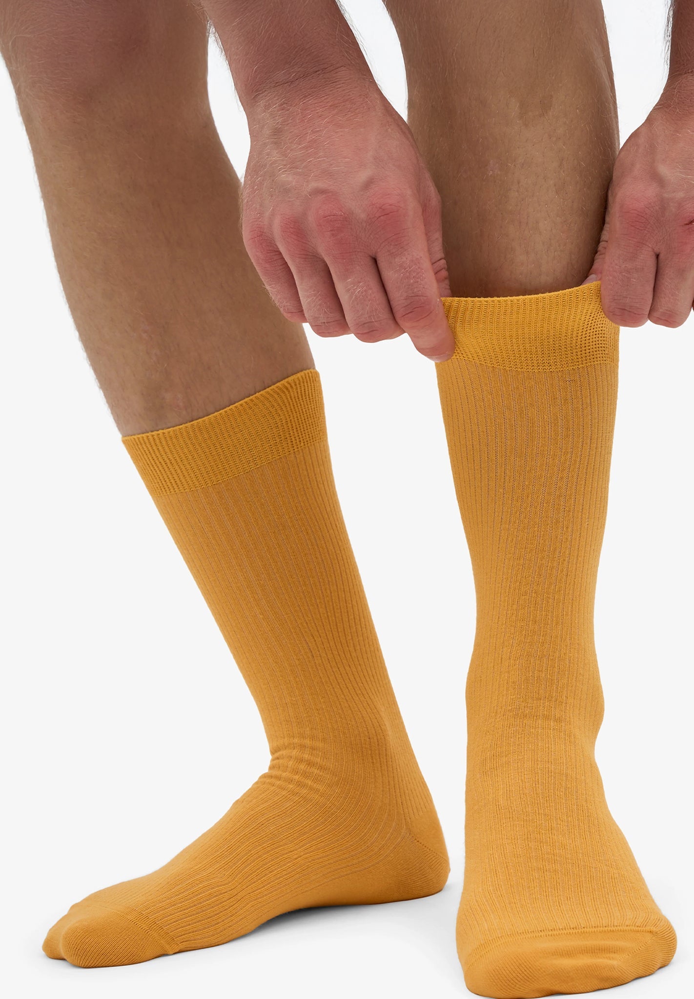 COLORFUL STANDARD - Classic Organic Sock - Burned Yellow - BACKYARD