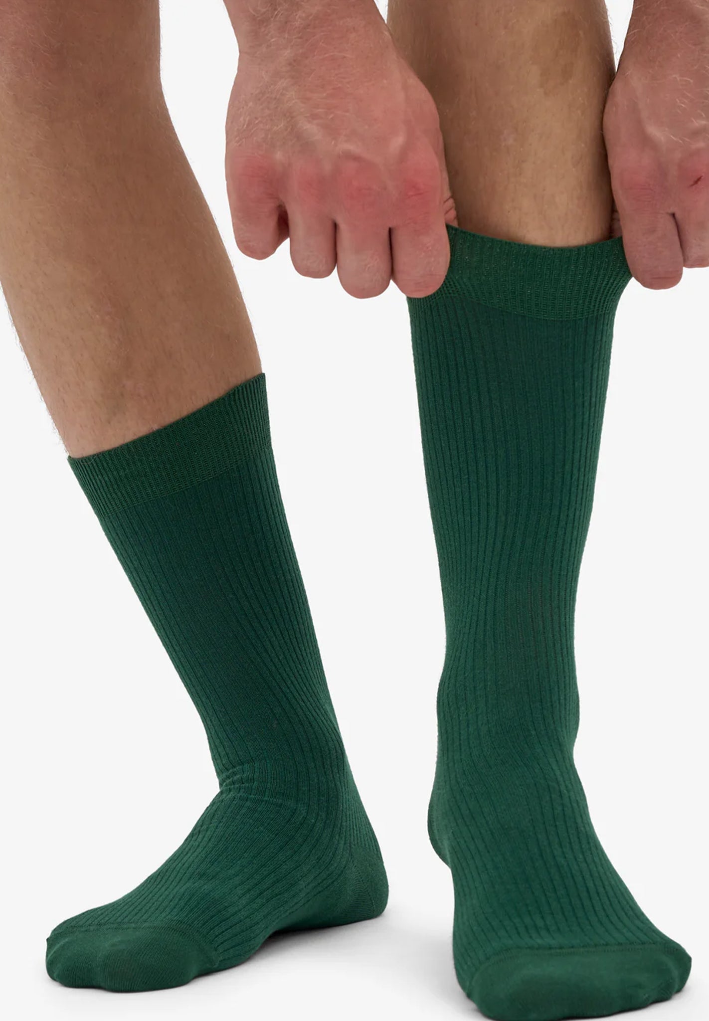 COLORFUL STANDARD - Classic Organic Sock - Emerald Green - BACKYARD
