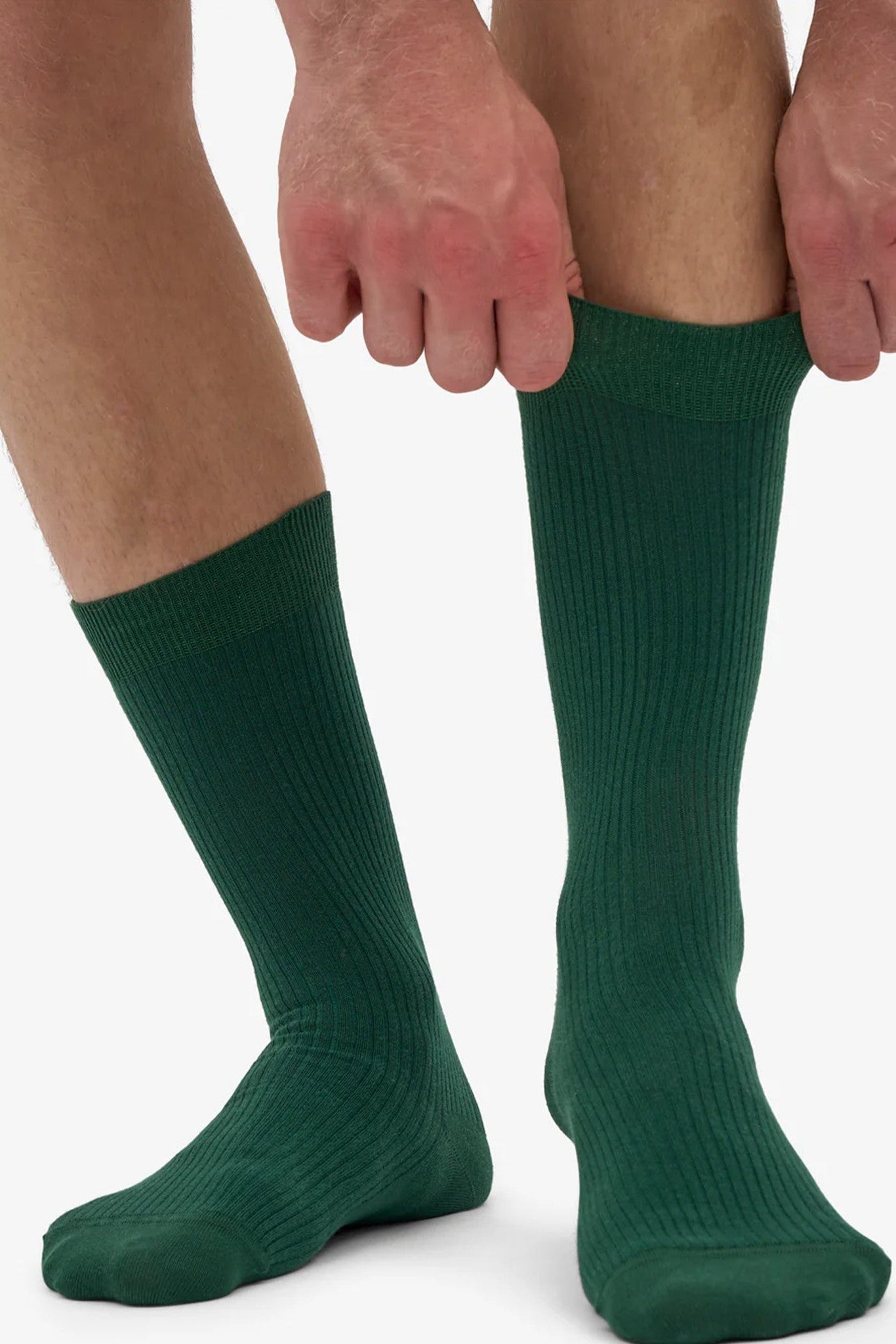COLORFUL STANDARD - Classic Organic Sock - Emerald Green - BACKYARD