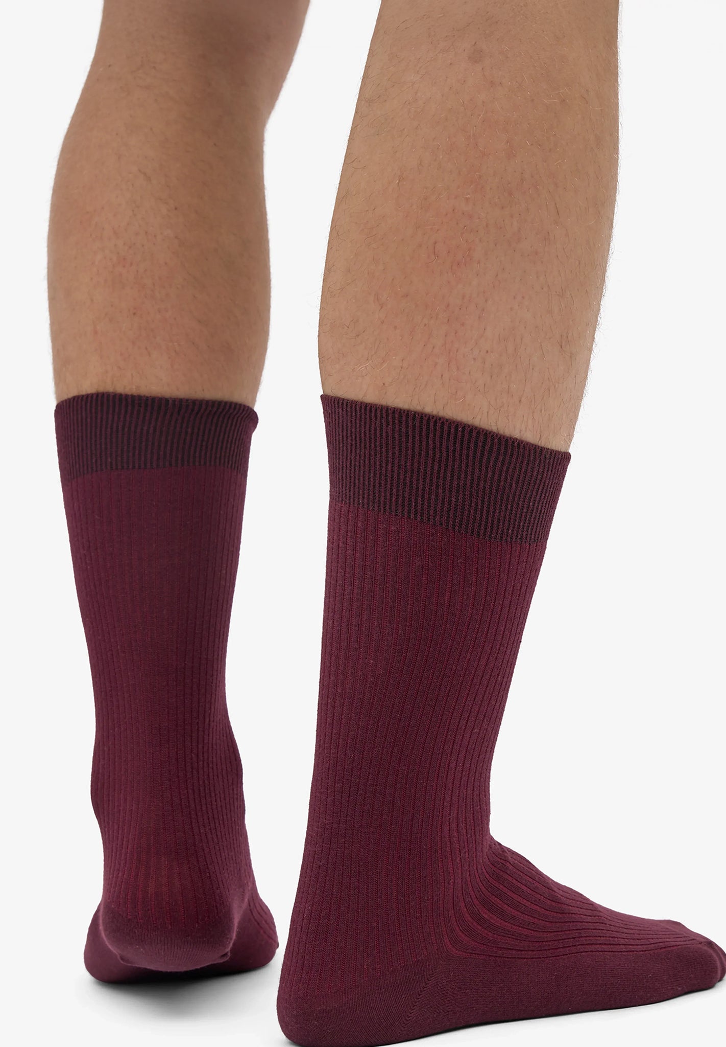 COLORFUL STANDARD - Classic Organic Sock - Oxblood Red - BACKYARD