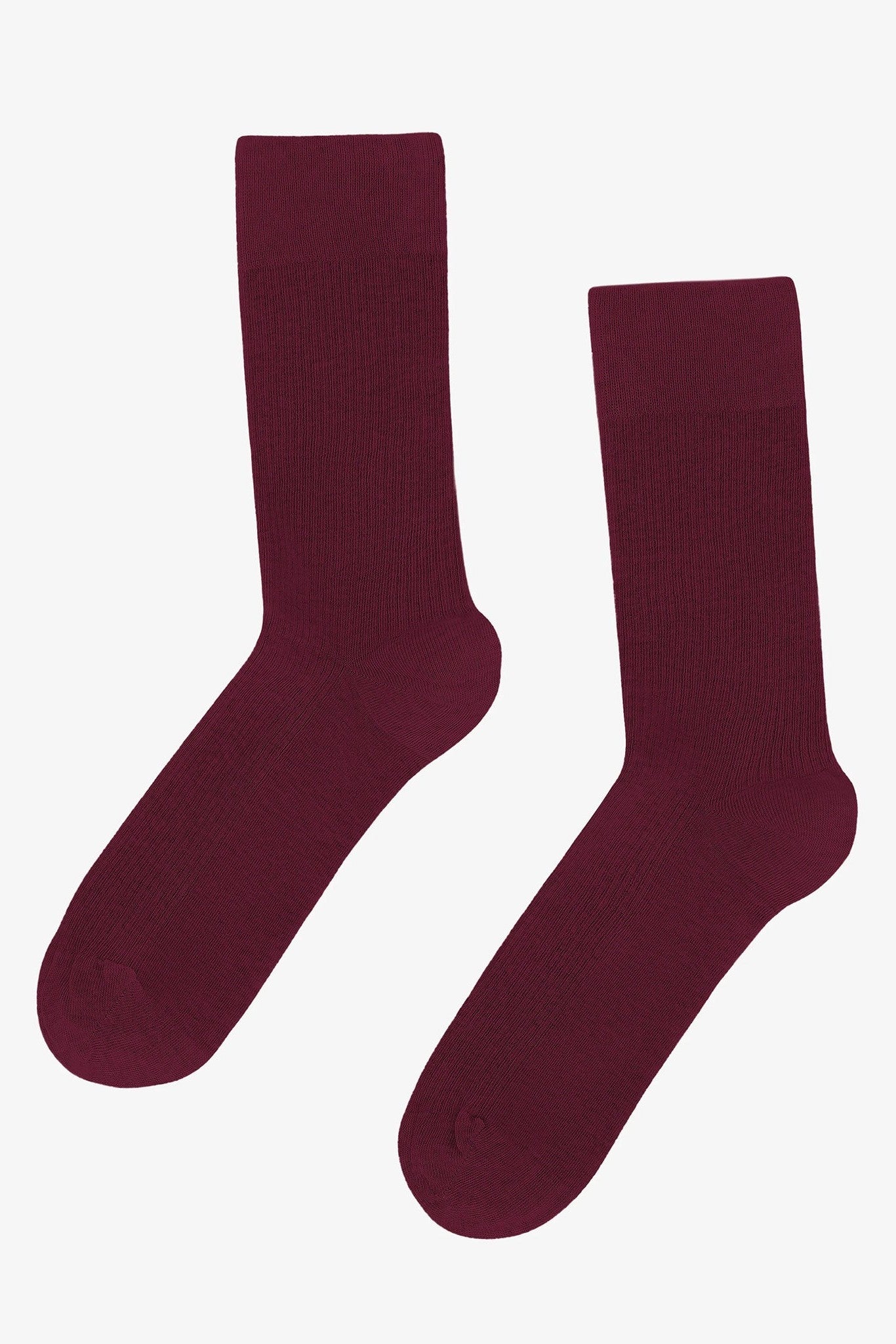 COLORFUL STANDARD - Classic Organic Sock - Oxblood Red - BACKYARD