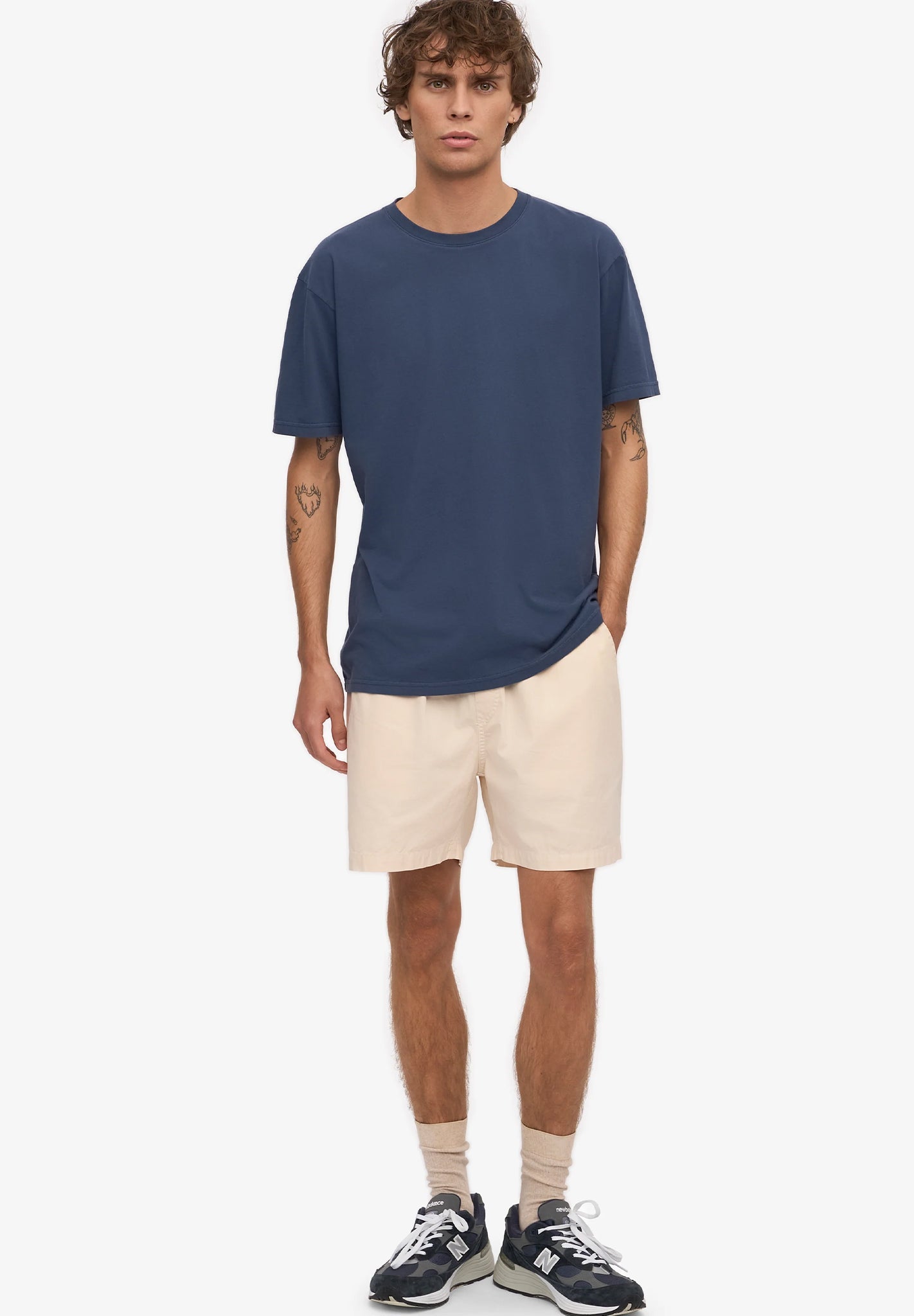 COLORFUL STANDARD - Classic Organic Tee - Petrol Blue - BACKYARD