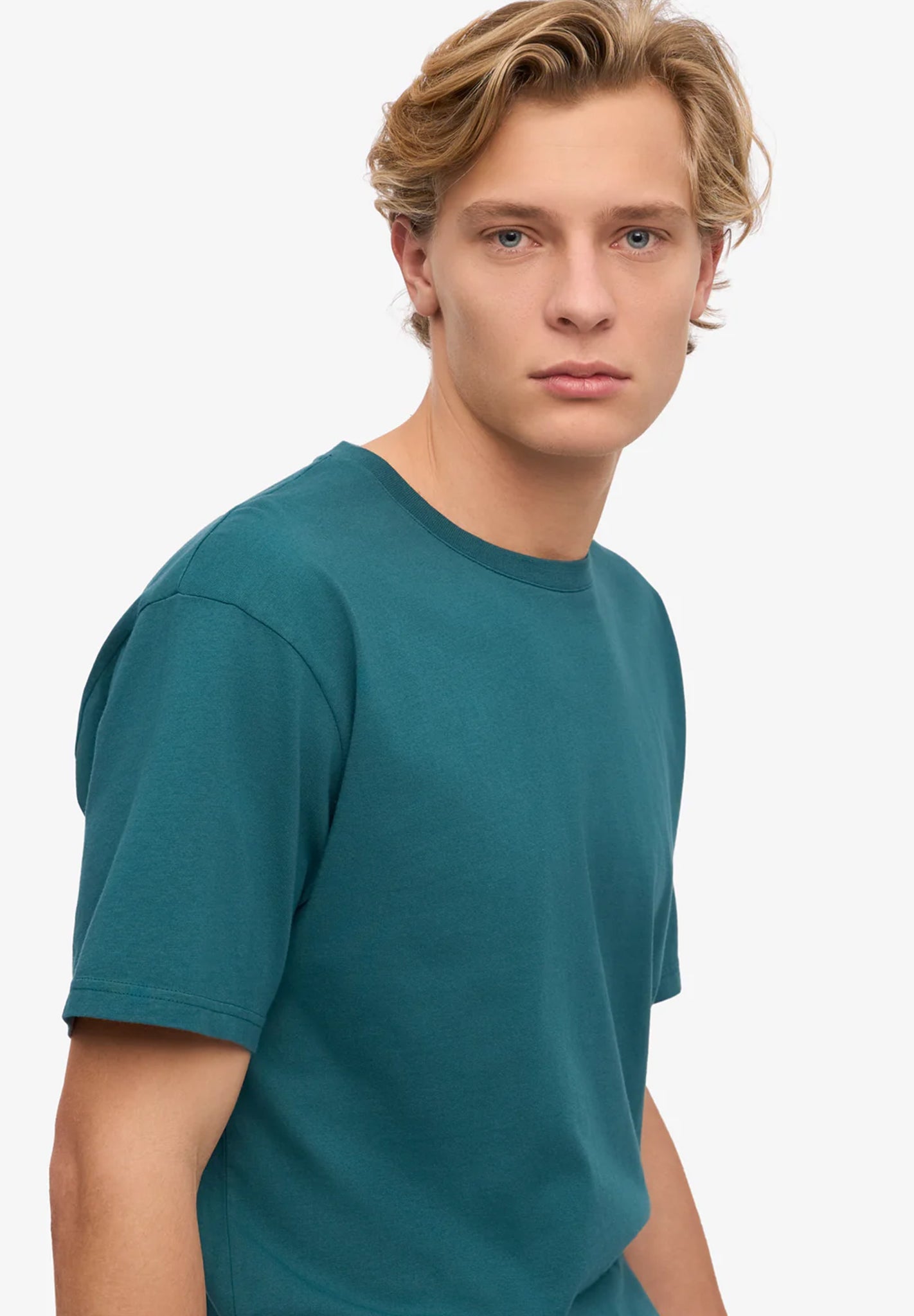 COLORFUL STANDARD - Classic Organic Tee - Ocean Green - BACKYARD