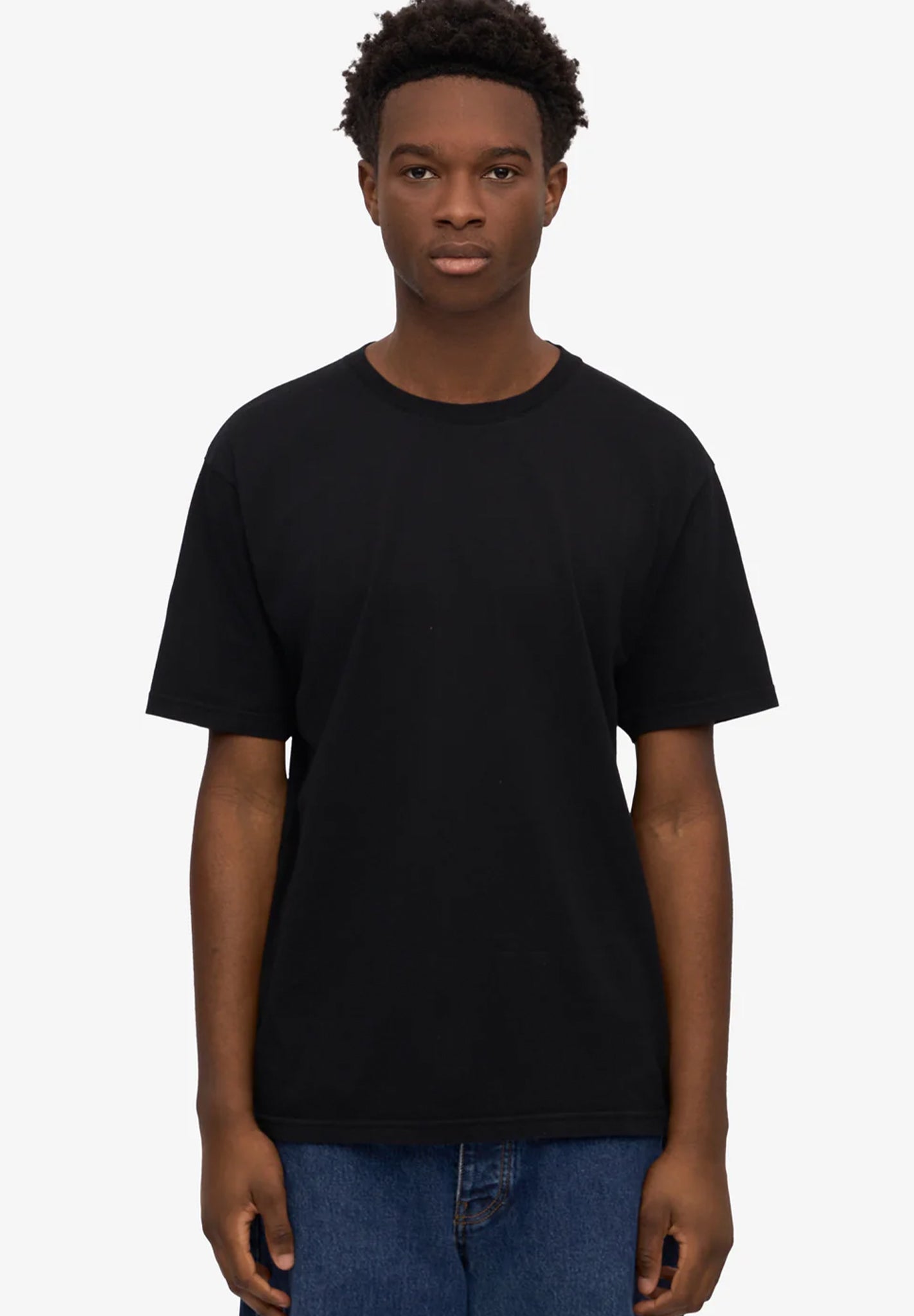 COLORFUL STANDARD - Classic Organic Tee - Deep Black - BACKYARD