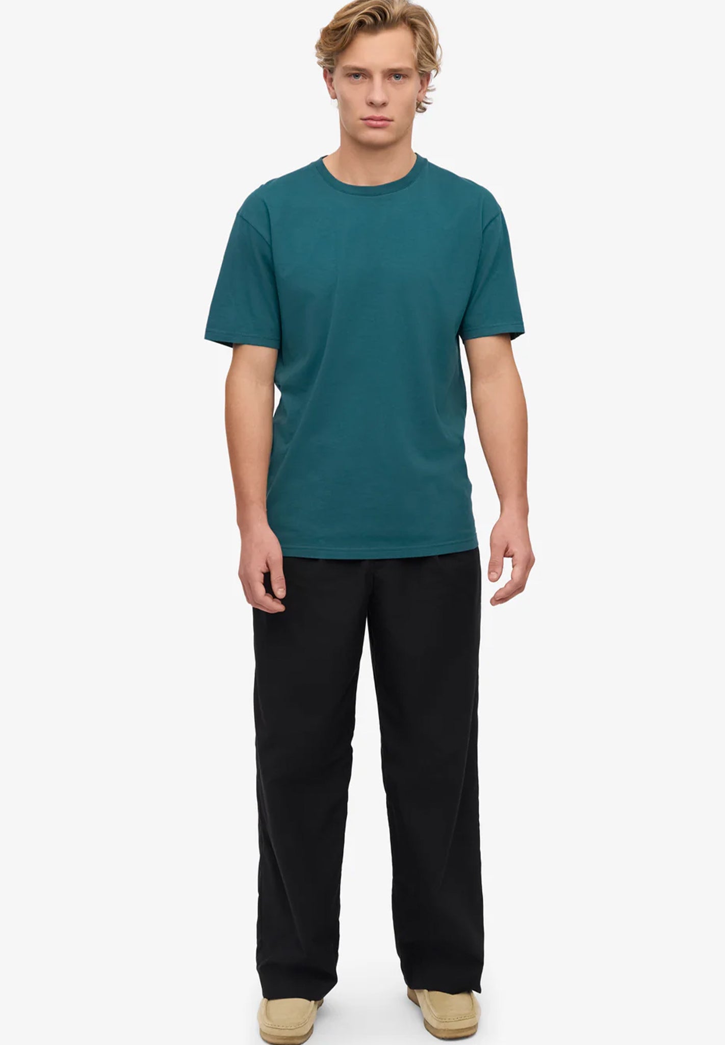 COLORFUL STANDARD - Classic Organic Tee - Ocean Green - BACKYARD