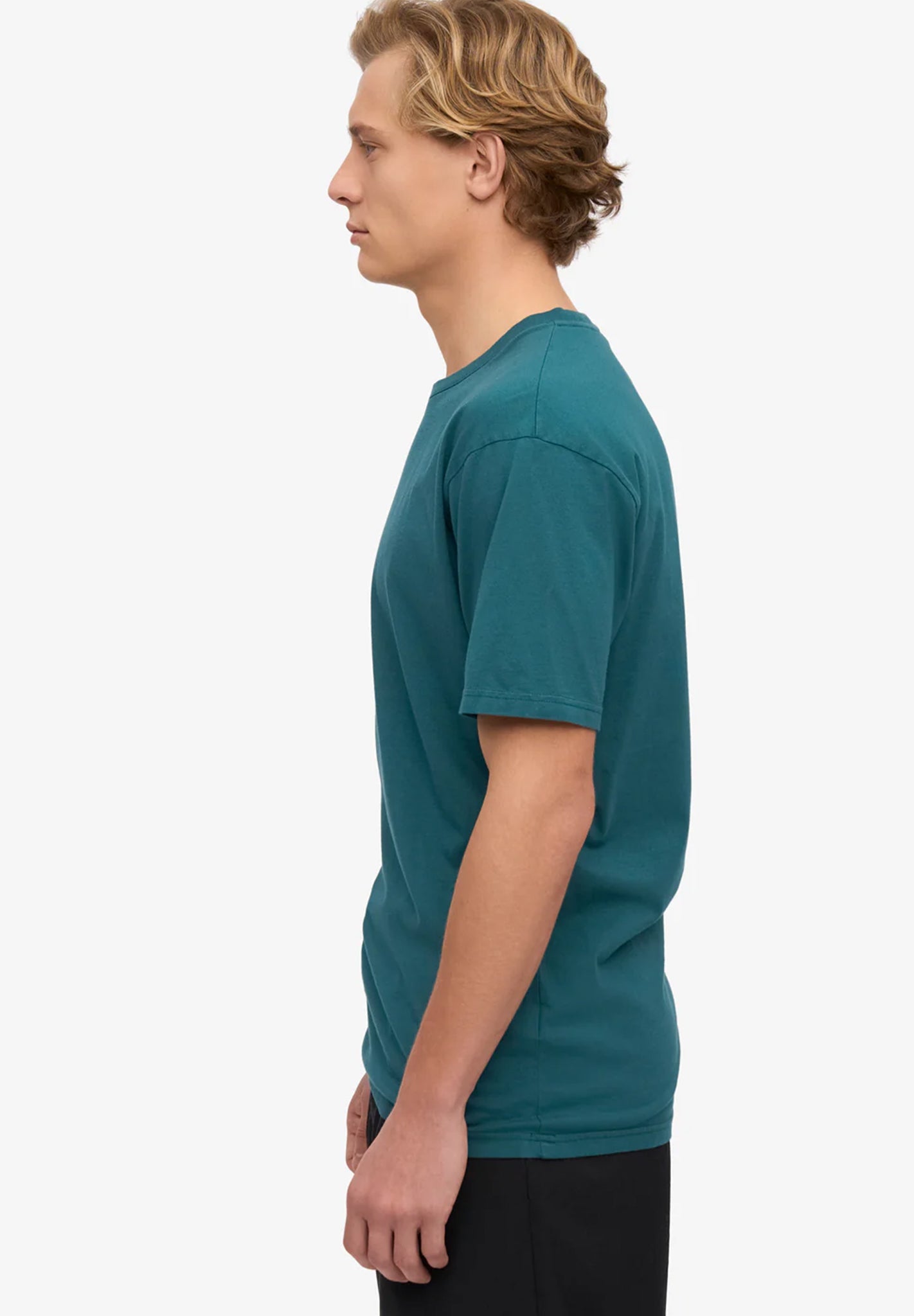 COLORFUL STANDARD - Classic Organic Tee - Ocean Green - BACKYARD