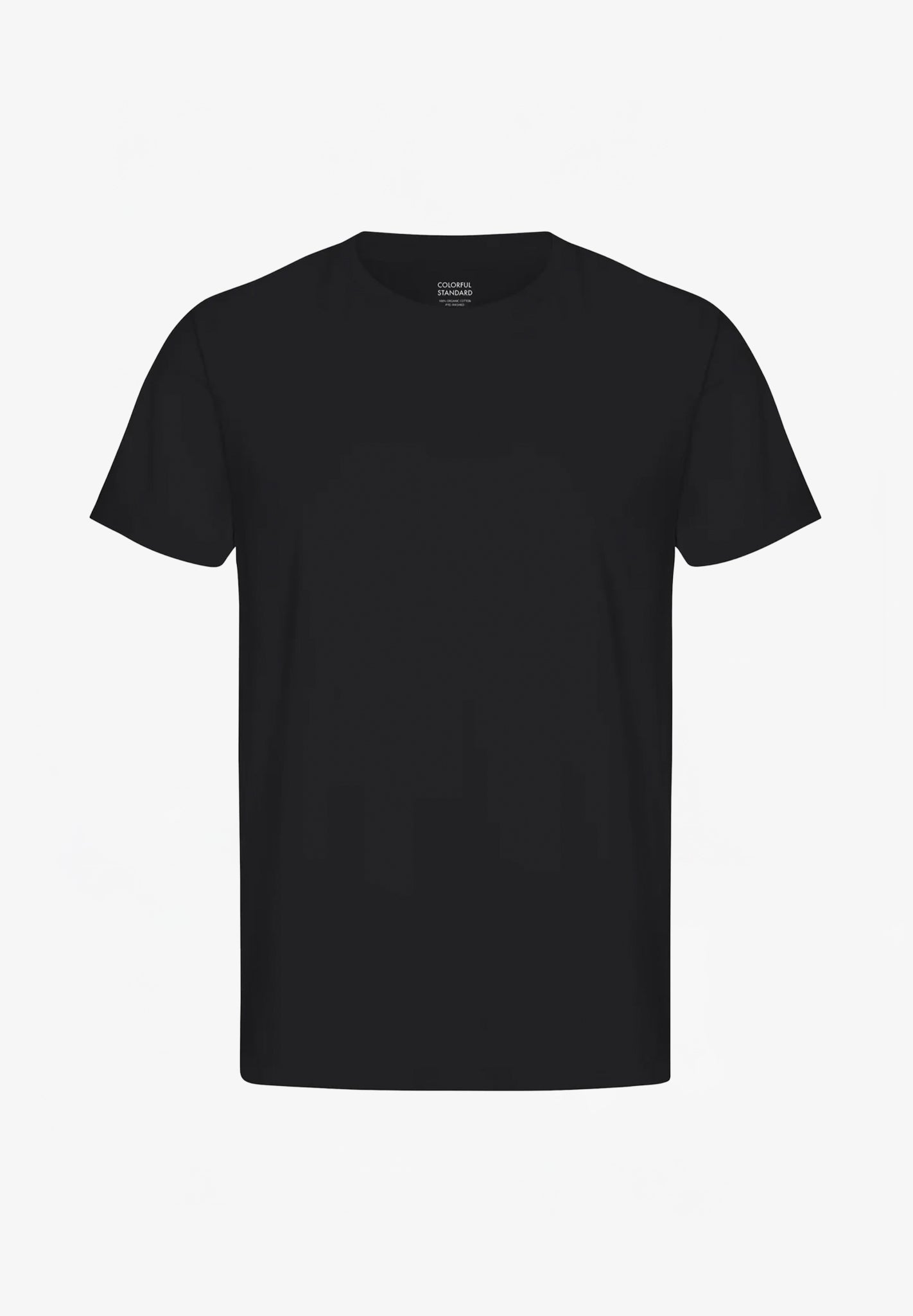 COLORFUL STANDARD - Classic Organic Tee - Deep Black - BACKYARD
