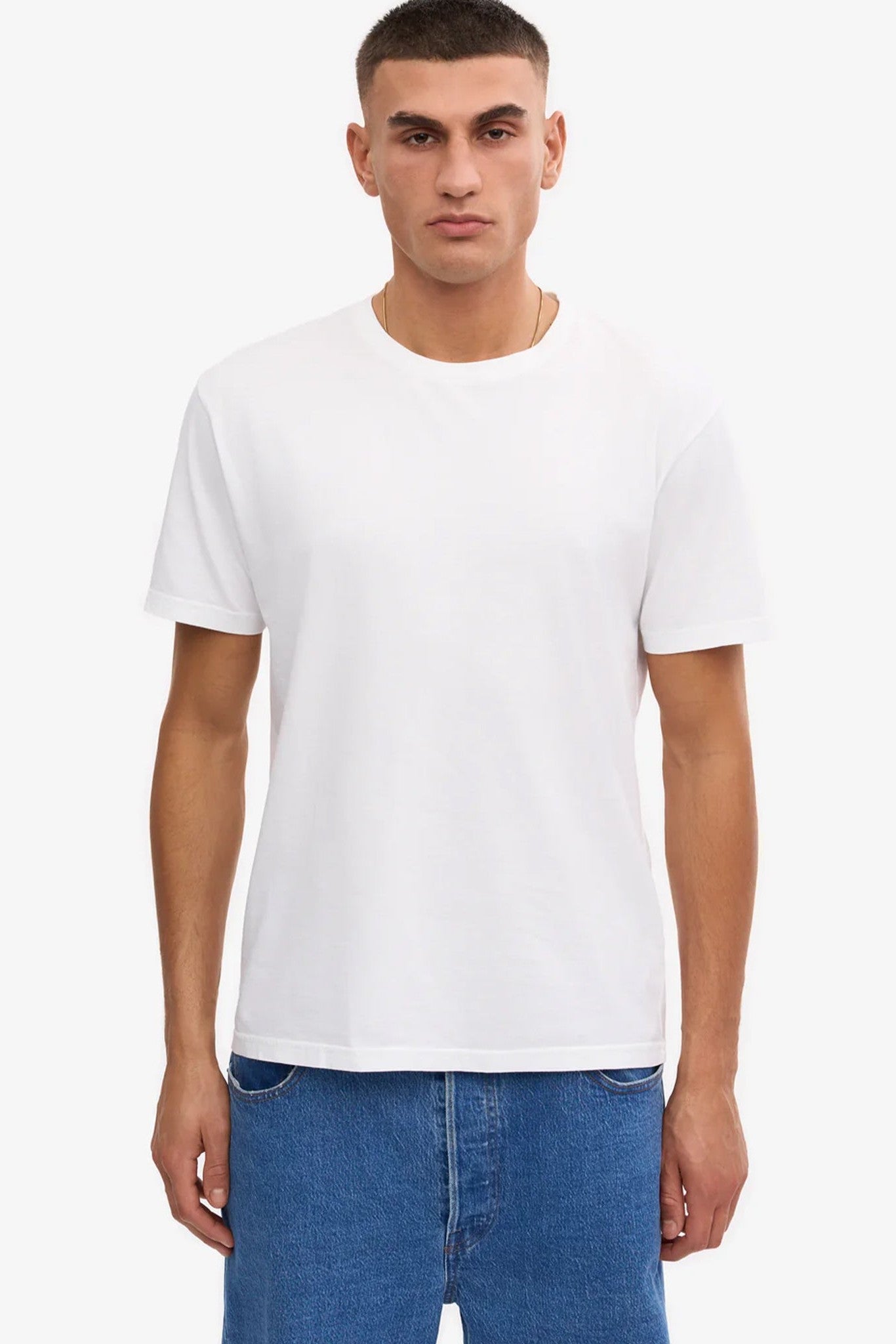 COLORFUL STANDARD - Classic Organic Tee - Optical White - BACKYARD
