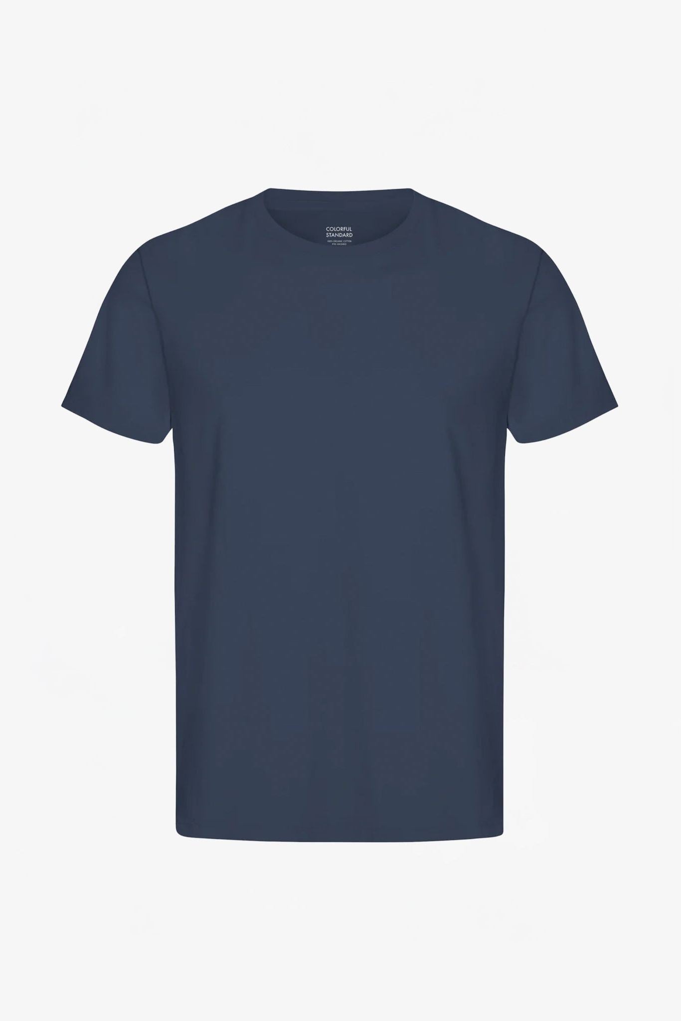 COLORFUL STANDARD - Classic Organic Tee - Petrol Blue - BACKYARD
