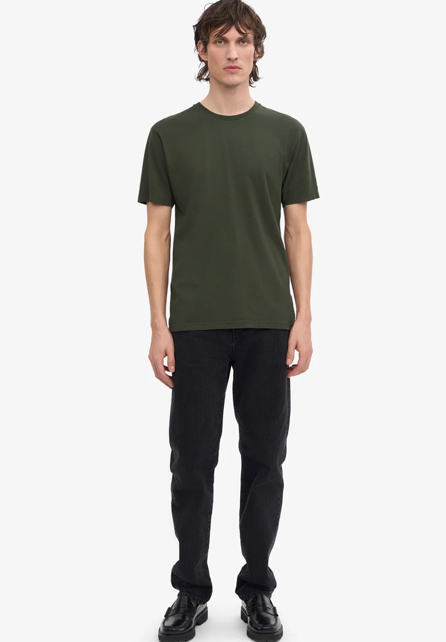 COLORFUL STANDARD - Classic Organic Tee - Hunter Green - BACKYARD