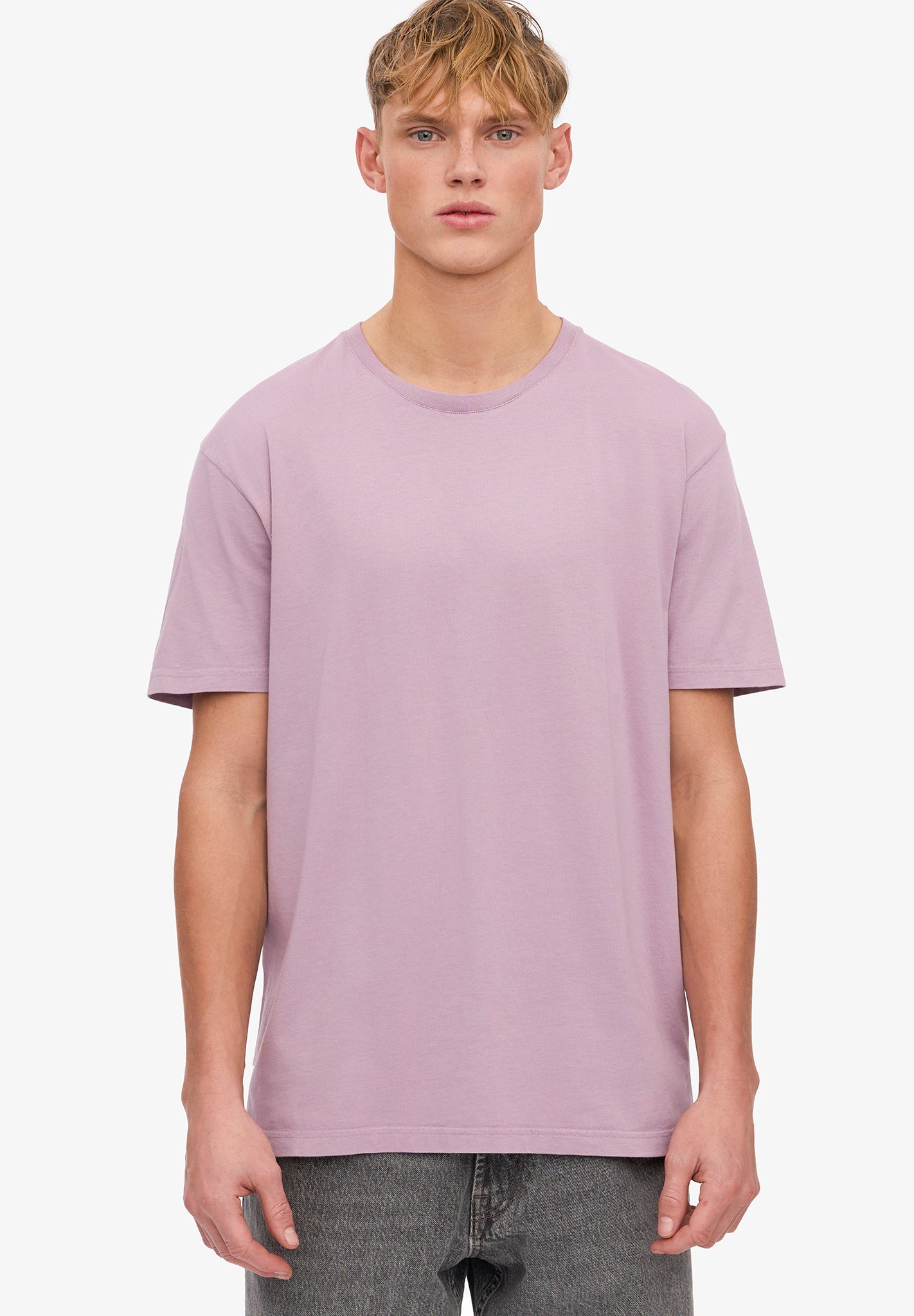 COLORFUL STANDARD - Classic Organic Tee - Pearly Purple - BACKYARD