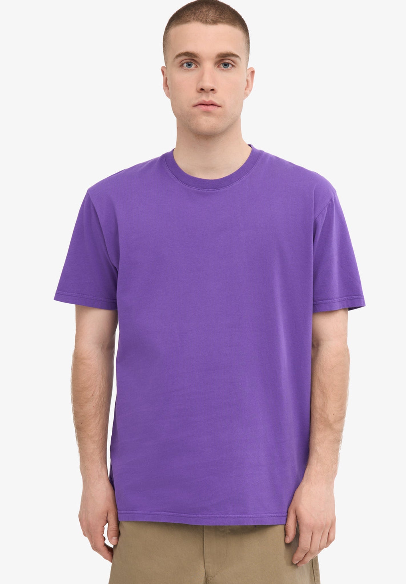COLORFUL STANDARD - Classic Organic Tee - Ultra Violet - BACKYARD