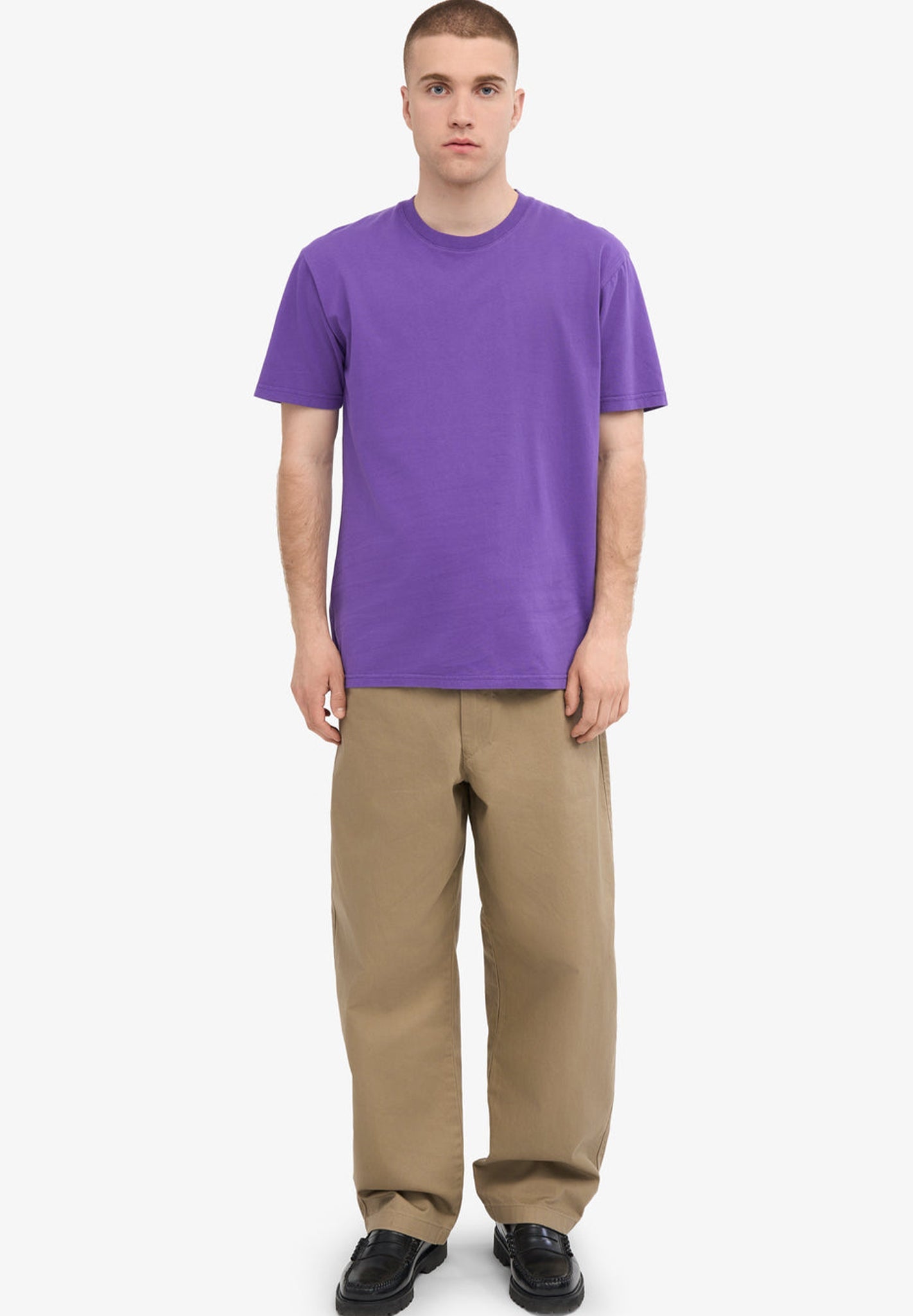 COLORFUL STANDARD - Classic Organic Tee - Ultra Violet - BACKYARD