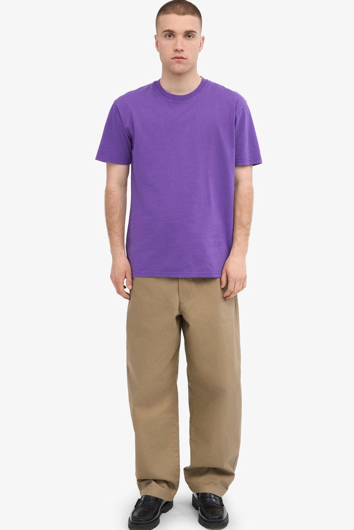 COLORFUL STANDARD - Classic Organic Tee - Ultra Violet - BACKYARD