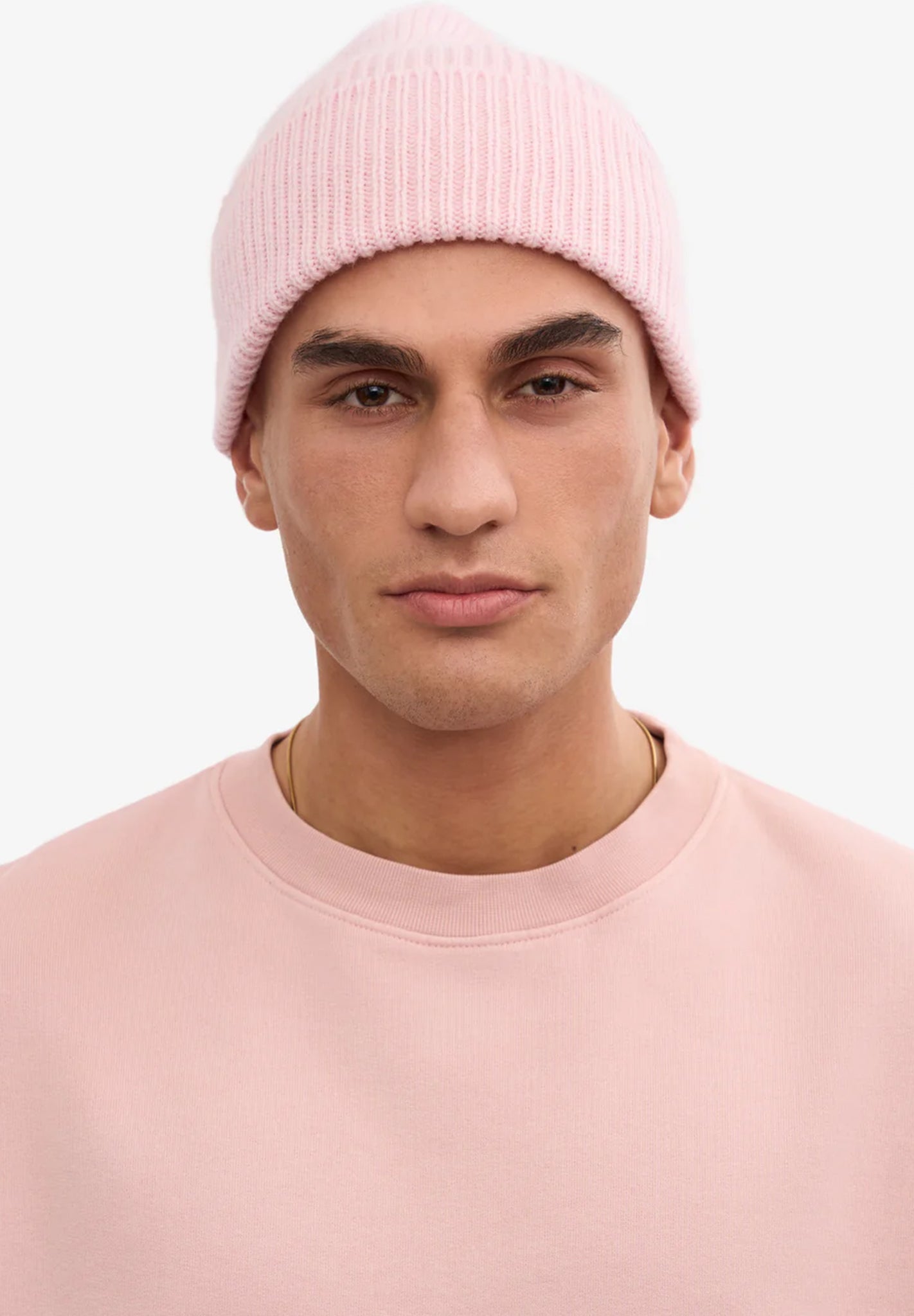 COLORFUL STANDARD - Merino Wool Beanie - Faded Pink - BACKYARD