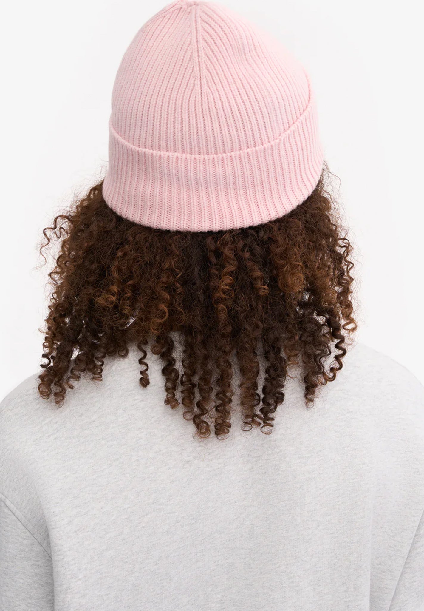 COLORFUL STANDARD - Merino Wool Beanie - Faded Pink - BACKYARD