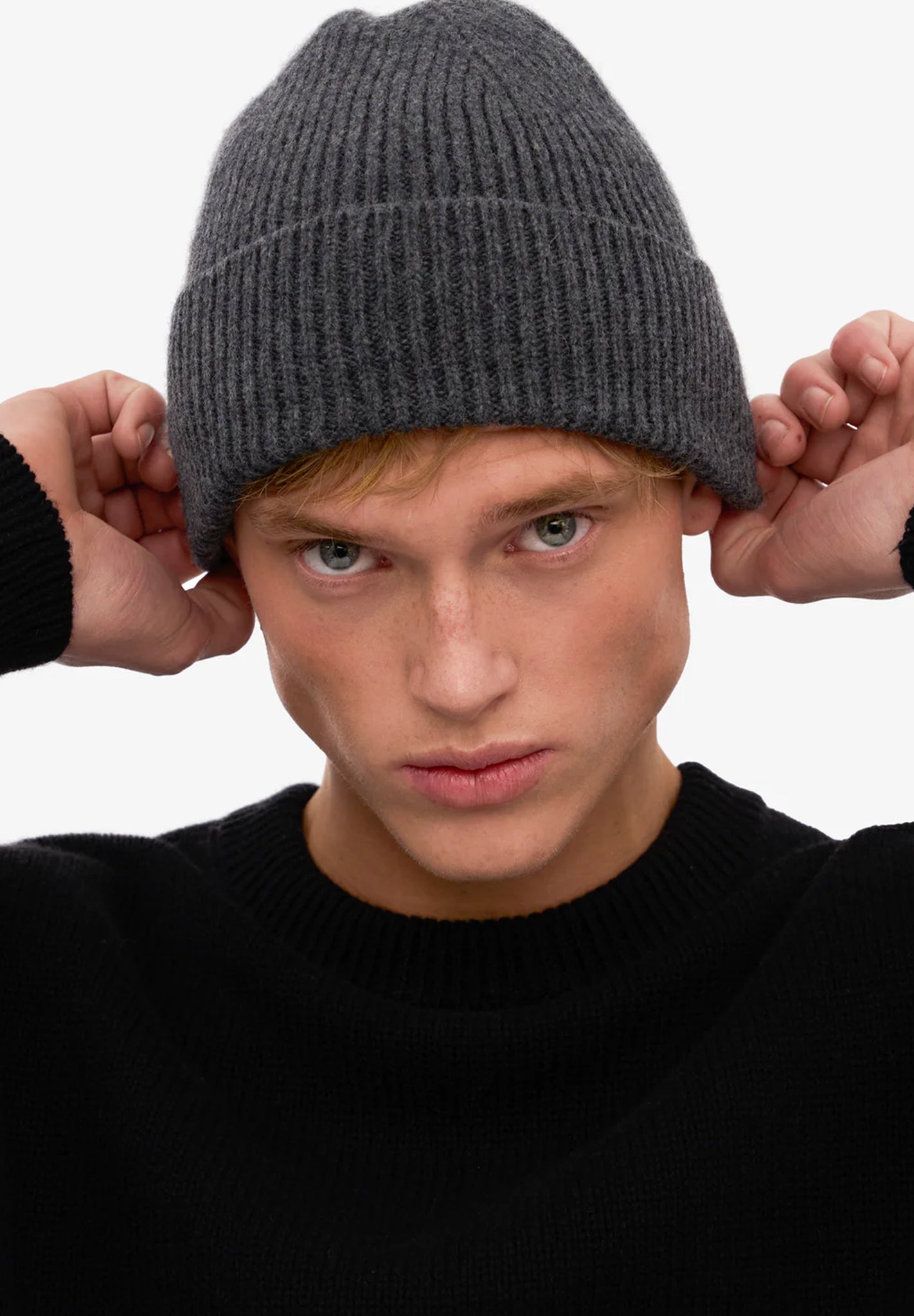 COLORFUL STANDARD - Merino Wool Beanie - Lava Grey - BACKYARD