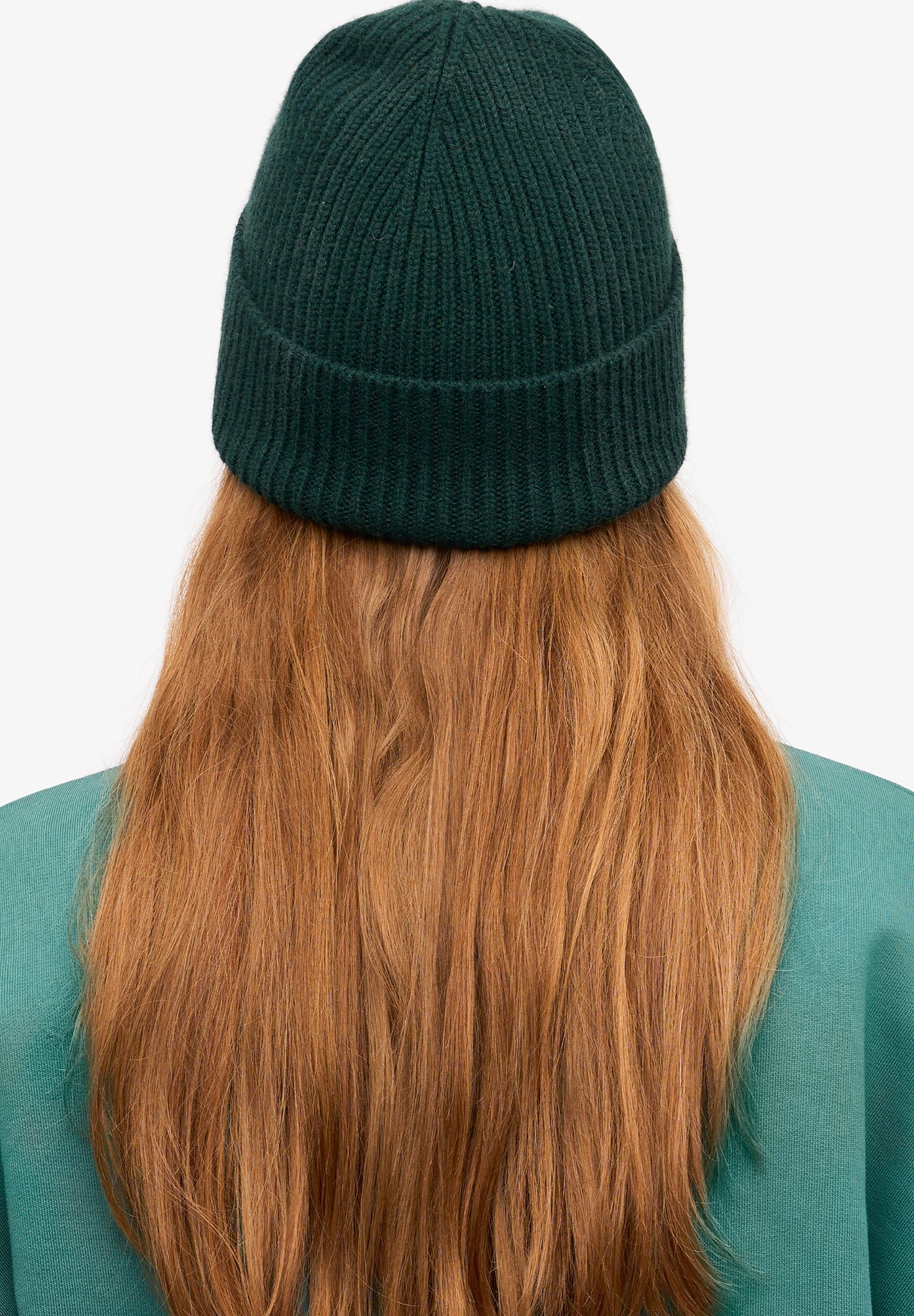 COLORFUL STANDARD - Merino Wool Beanie - Emerald Green - BACKYARD