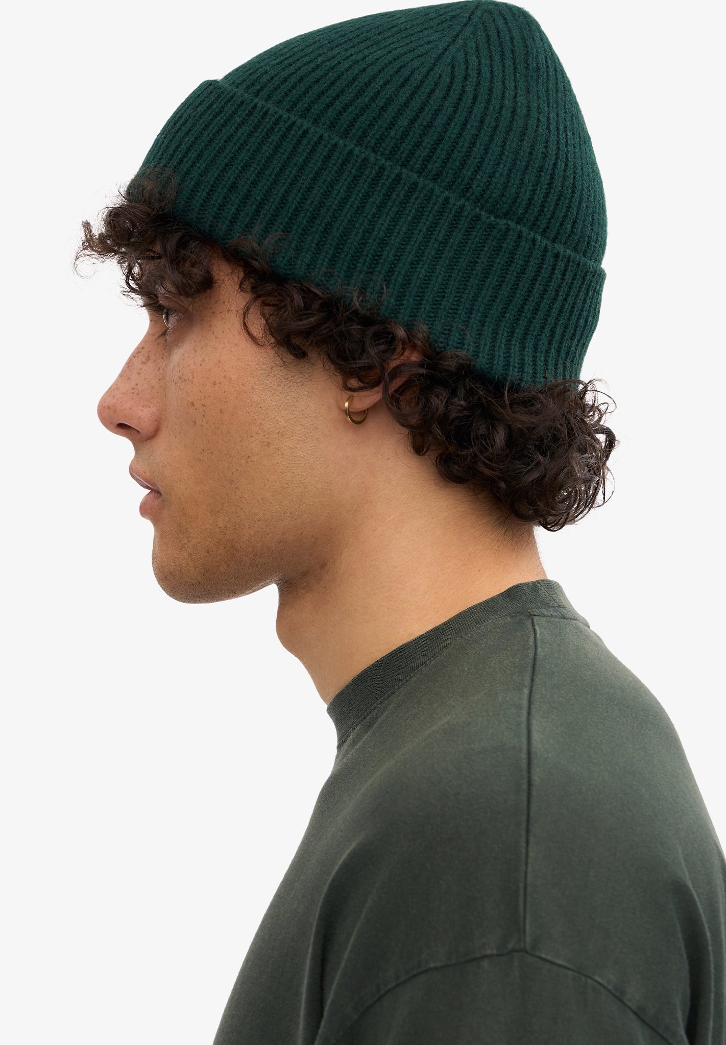 COLORFUL STANDARD - Merino Wool Beanie - Emerald Green - BACKYARD