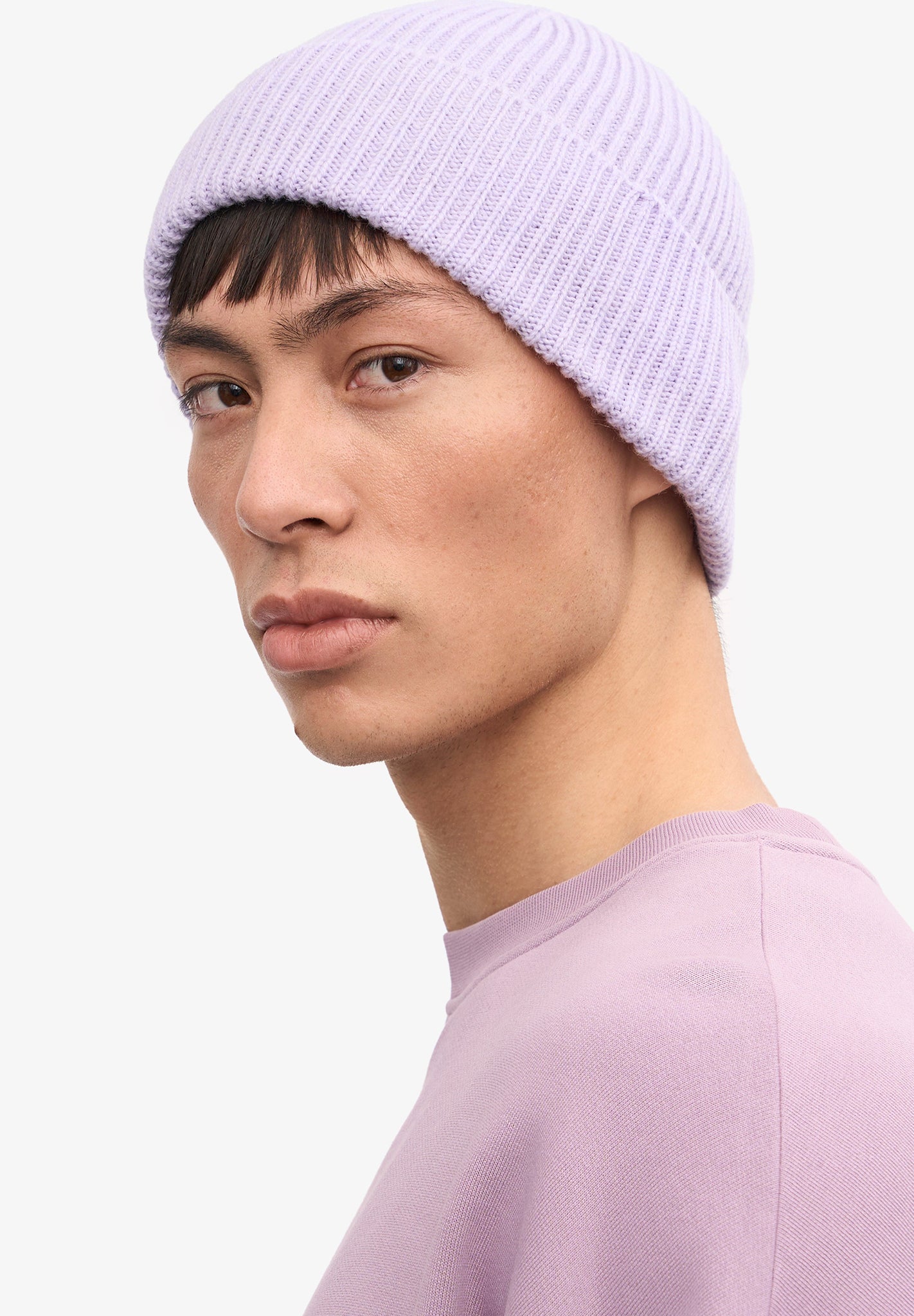 COLORFUL STANDARD - Merino Wool Beanie - Soft Lavender - BACKYARD