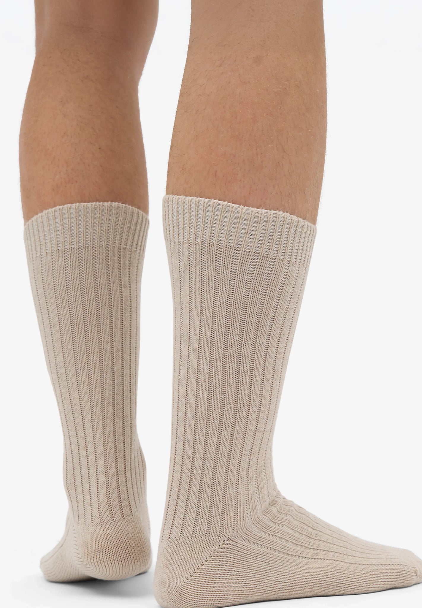 COLORFUL STANDARD - Merino Wool Blend Sock - Ivory White - BACKYARD