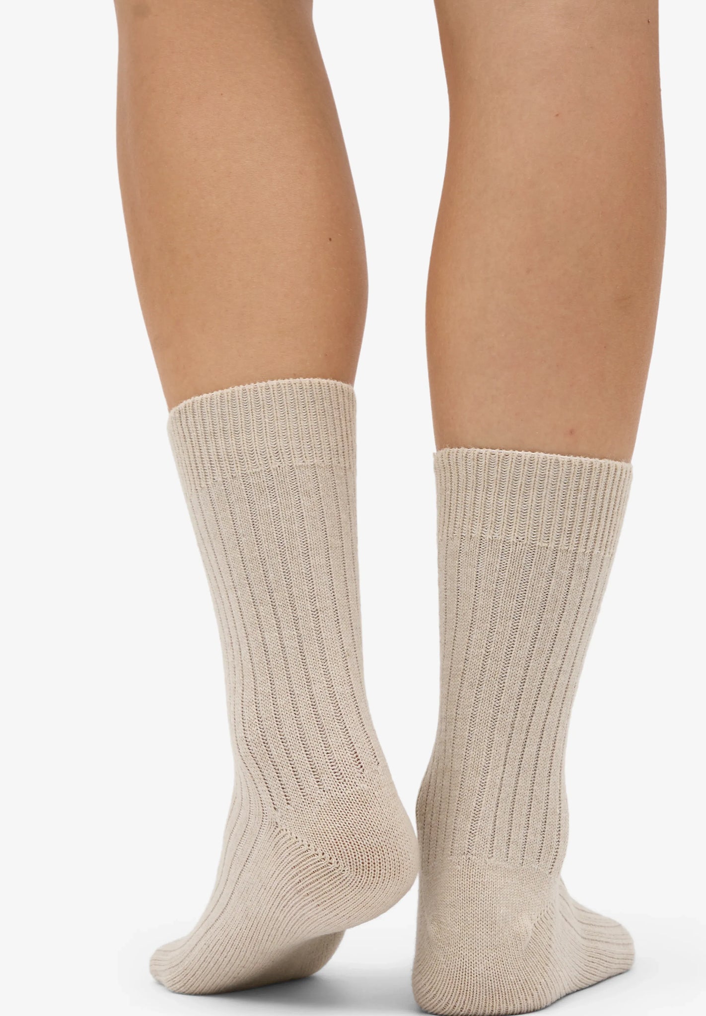 COLORFUL STANDARD - Merino Wool Blend Sock - Ivory White - BACKYARD