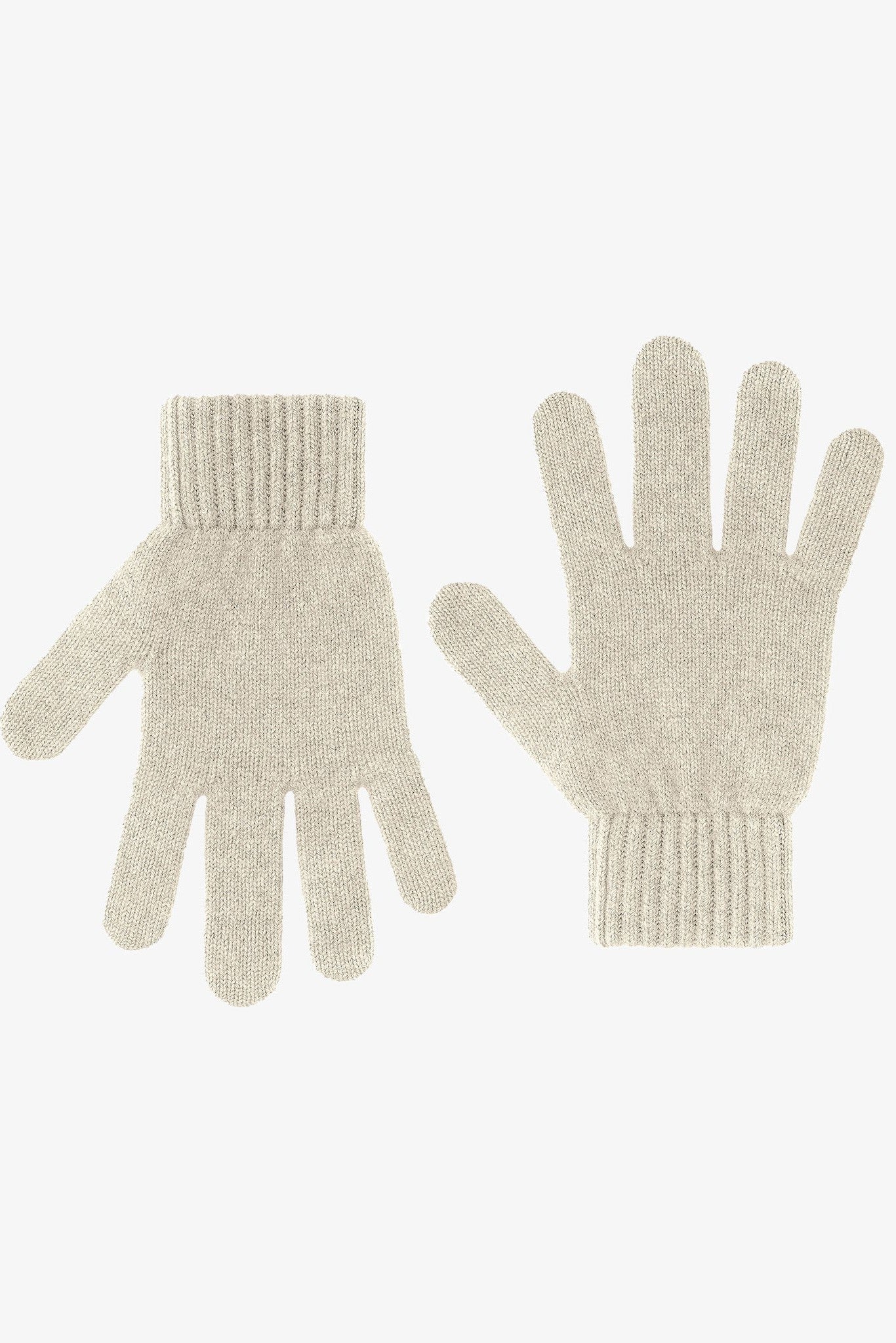 COLORFUL STANDARD - Merino Wool Gloves - Ivory White - BACKYARD
