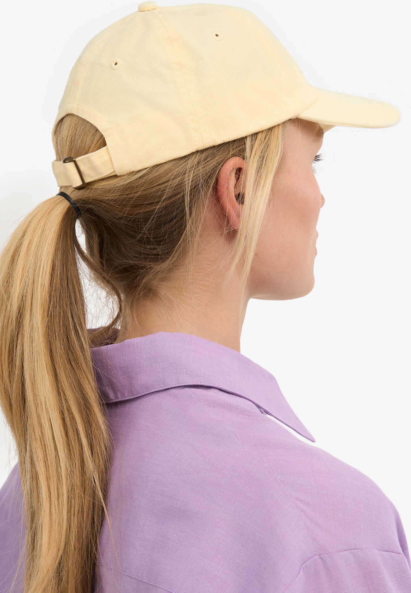 COLORFUL STANDARD - Organic Cotton Cap - Soft Yellow - BACKYARD