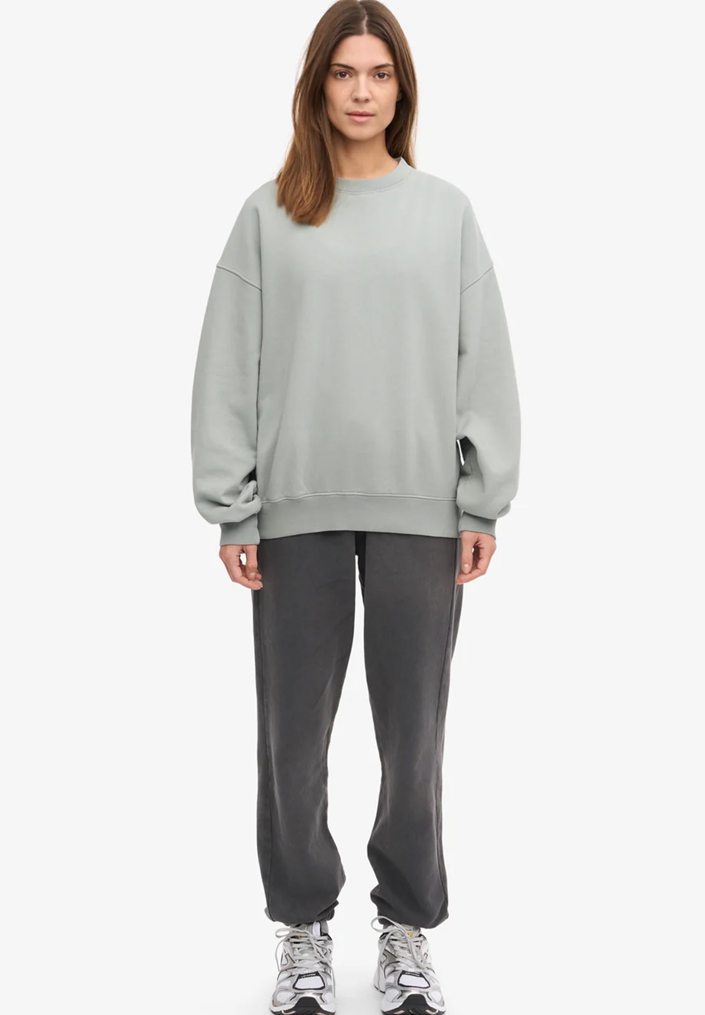 COLORFUL STANDARD - Organic Oversized Crew - Steel Blue - BACKYARD