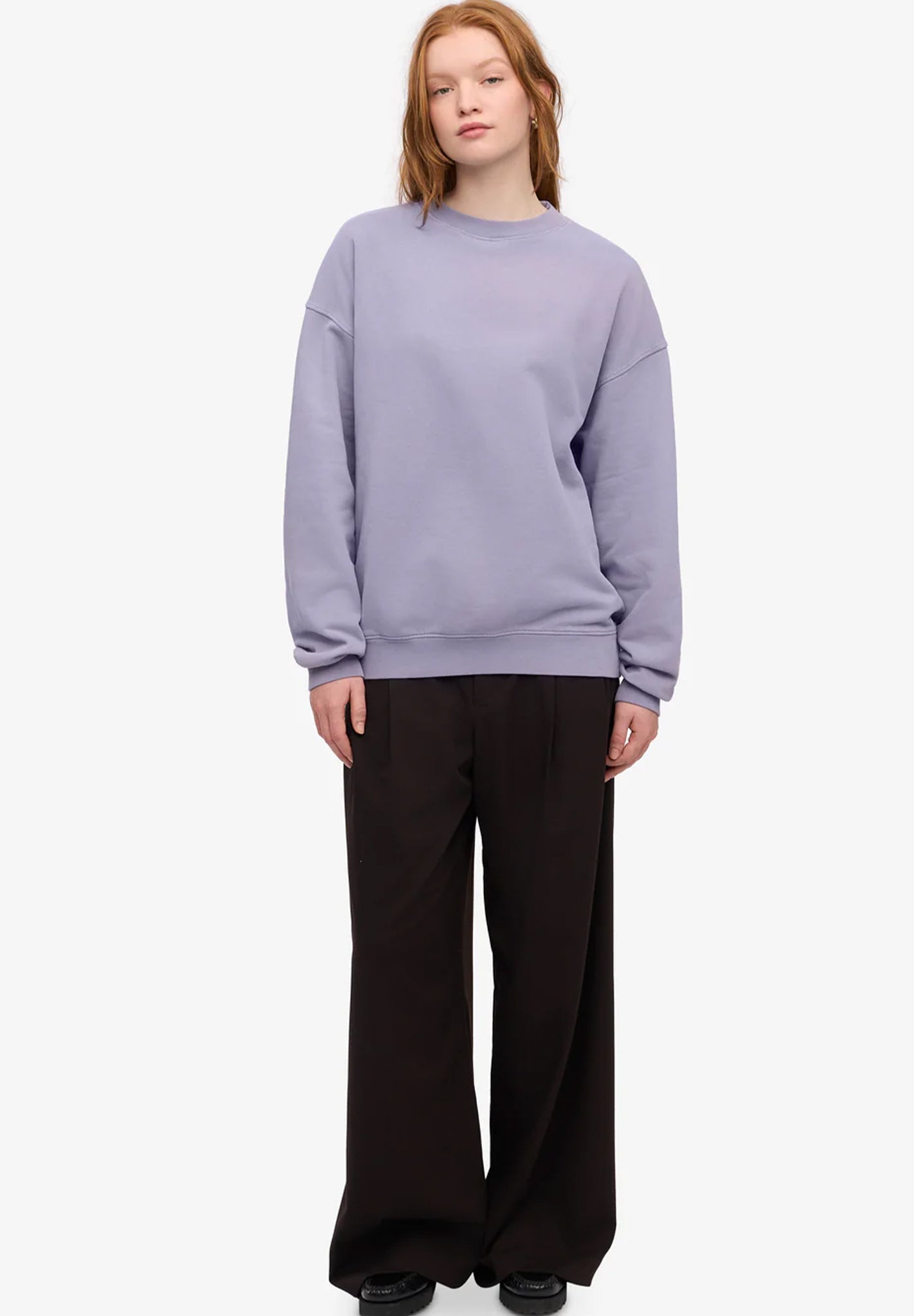 COLORFUL STANDARD - Organic Oversized Crew - Purple Jade - BACKYARD