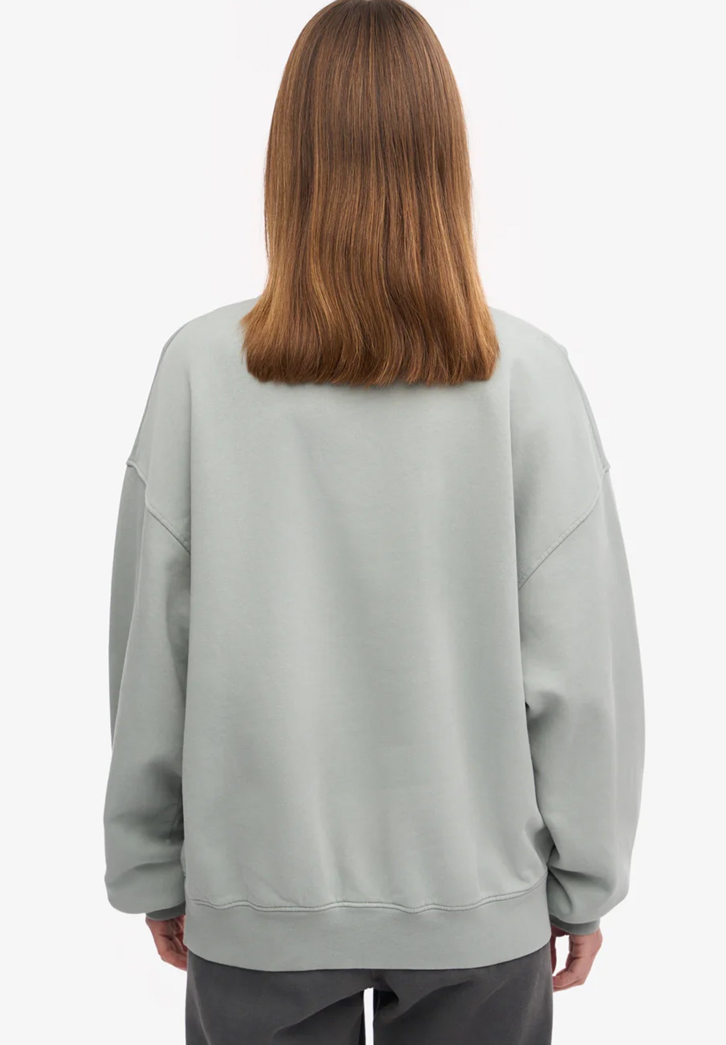 COLORFUL STANDARD - Organic Oversized Crew - Steel Blue - BACKYARD