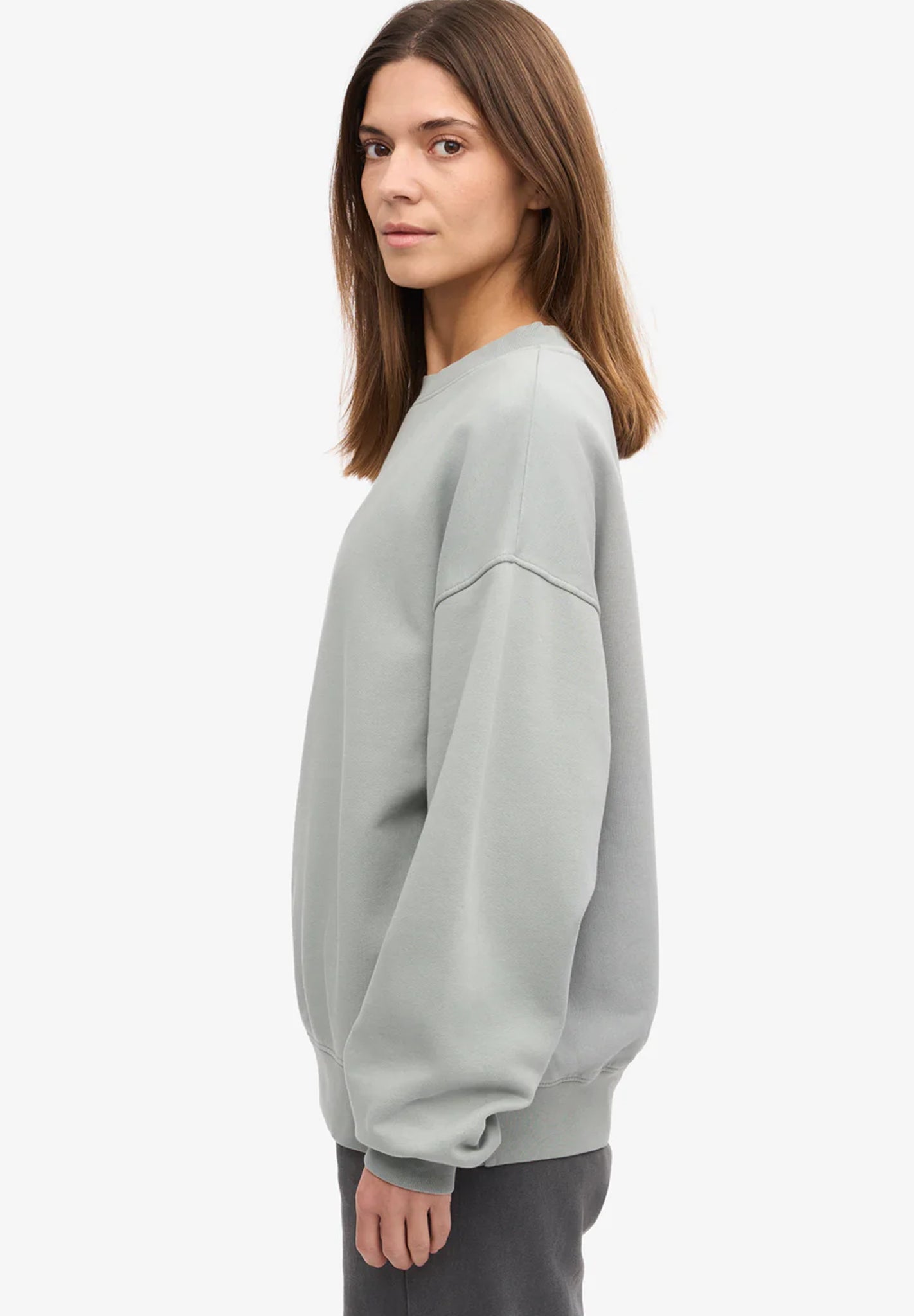 COLORFUL STANDARD - Organic Oversized Crew - Steel Blue - BACKYARD