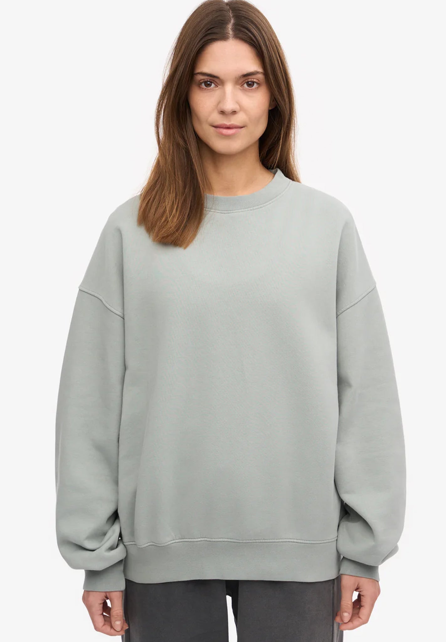 COLORFUL STANDARD - Organic Oversized Crew - Steel Blue - BACKYARD