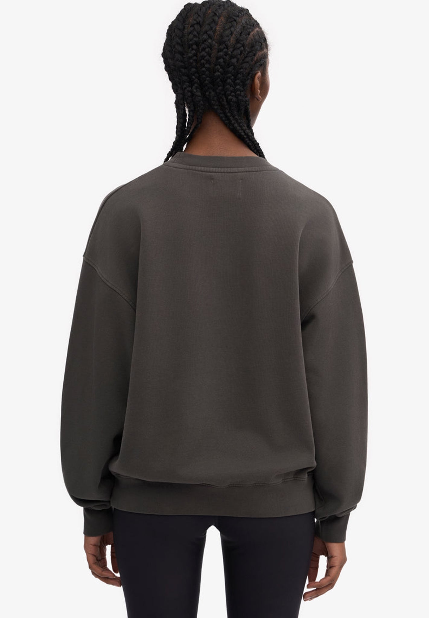 COLORFUL STANDARD - Organic Oversized Crew - Lava Grey - BACKYARD