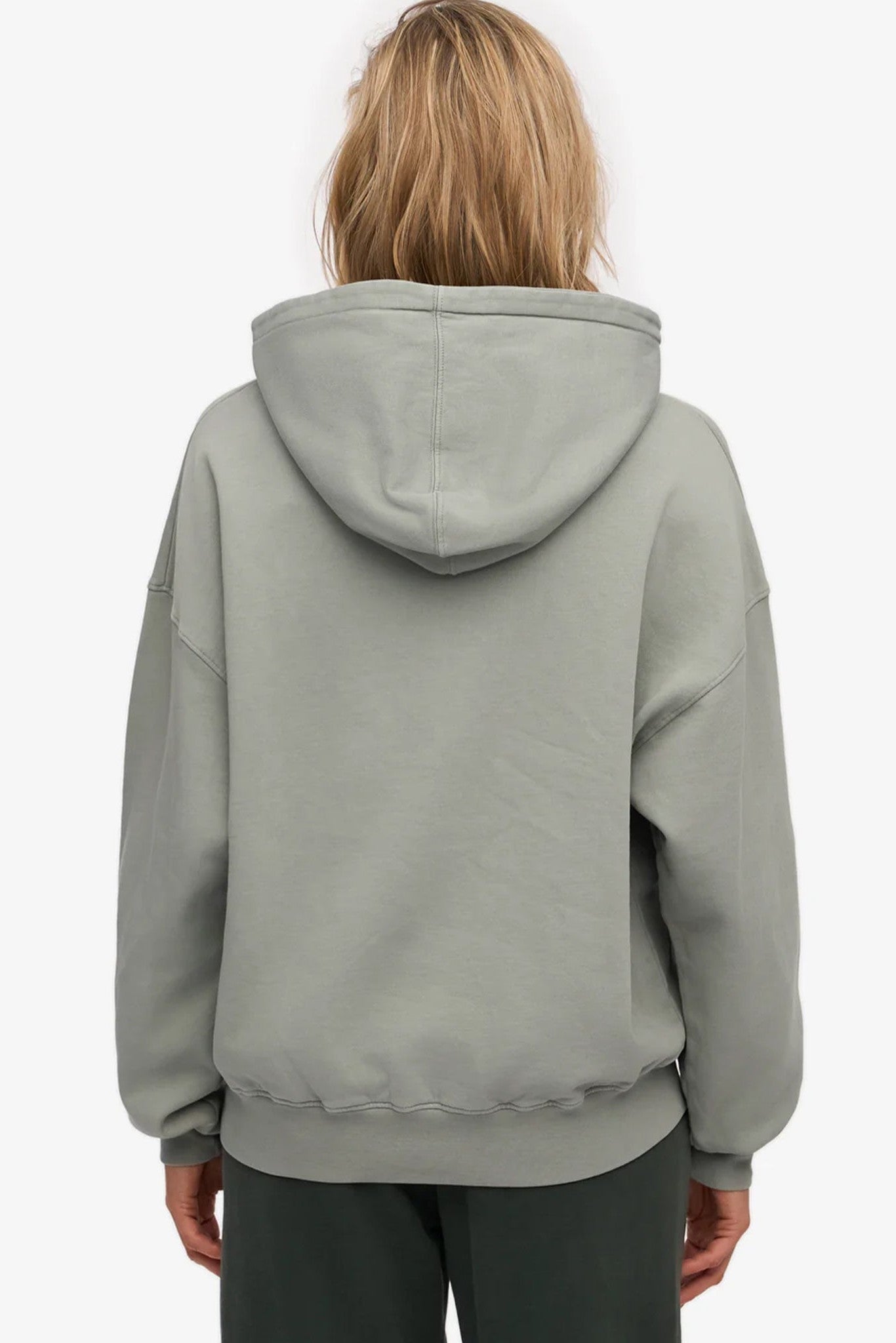 COLORFUL STANDARD - Organic Oversized Hood - Steel Blue - BACKYARD