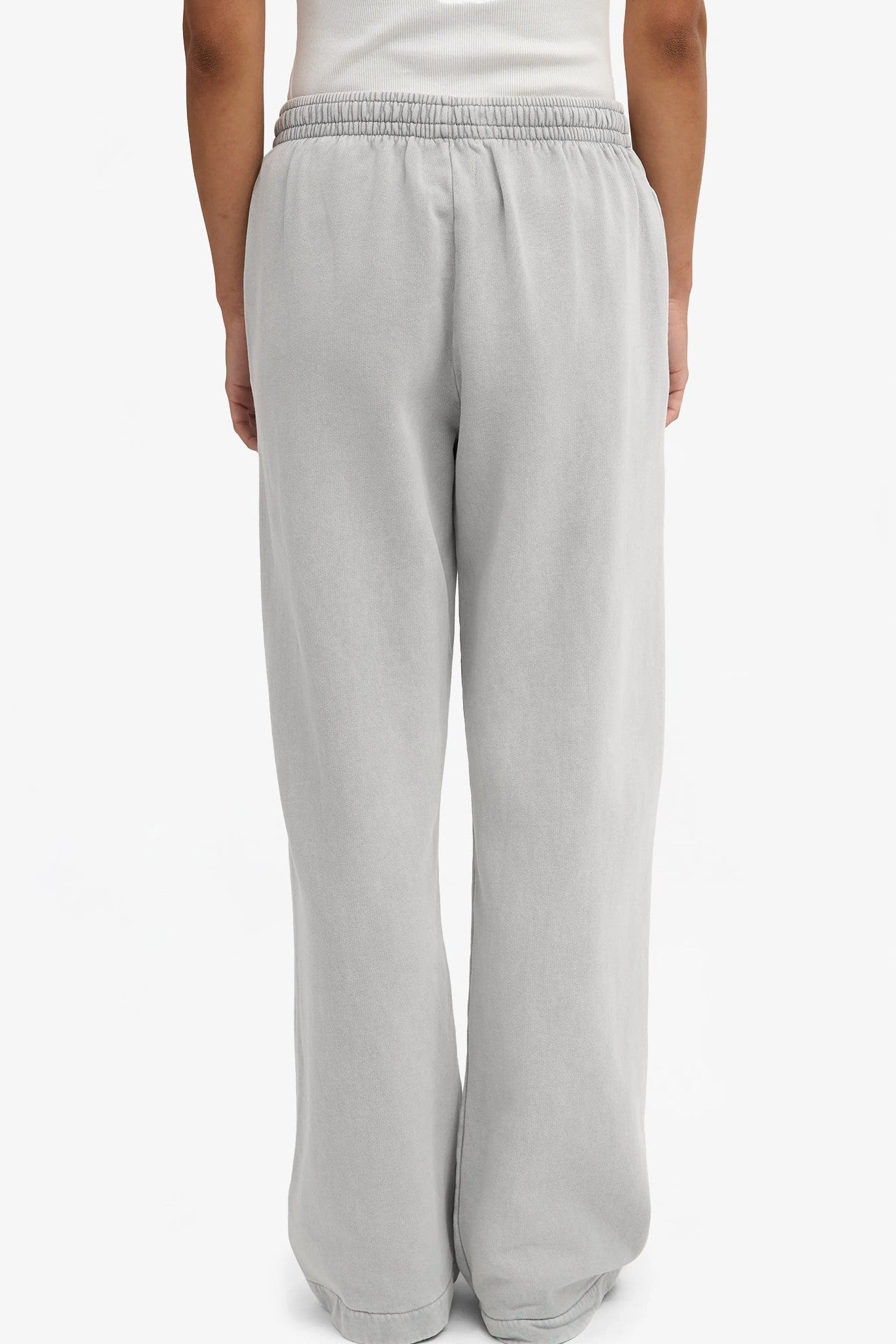 COLORFUL STANDARD - Organic Straight Leg Sweatpants - Faded Grey - BACKYARD