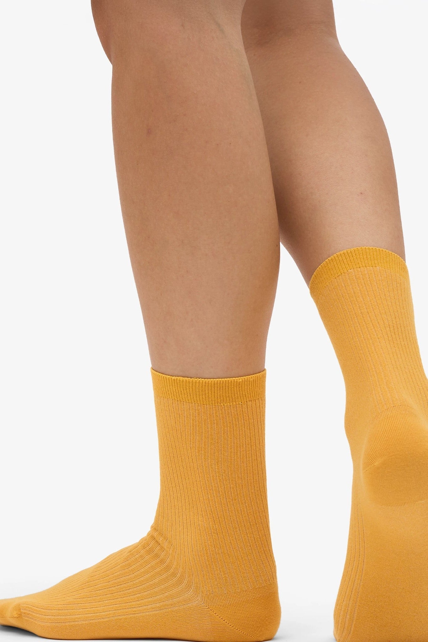 COLORFUL STANDARD - Women Classic Organic Sock - Burned Yellow - BACKYARD