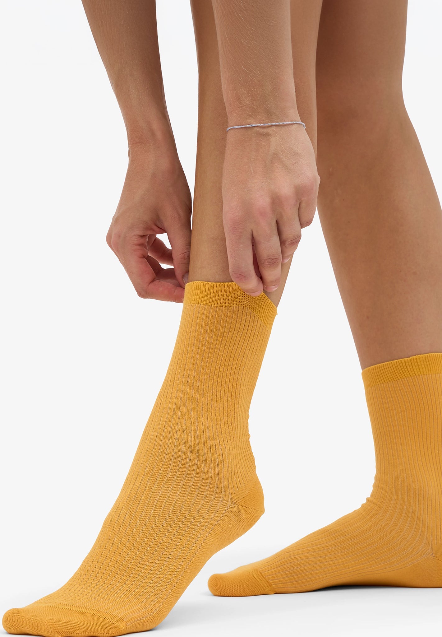 COLORFUL STANDARD - Women Classic Organic Sock - Burned Yellow - BACKYARD