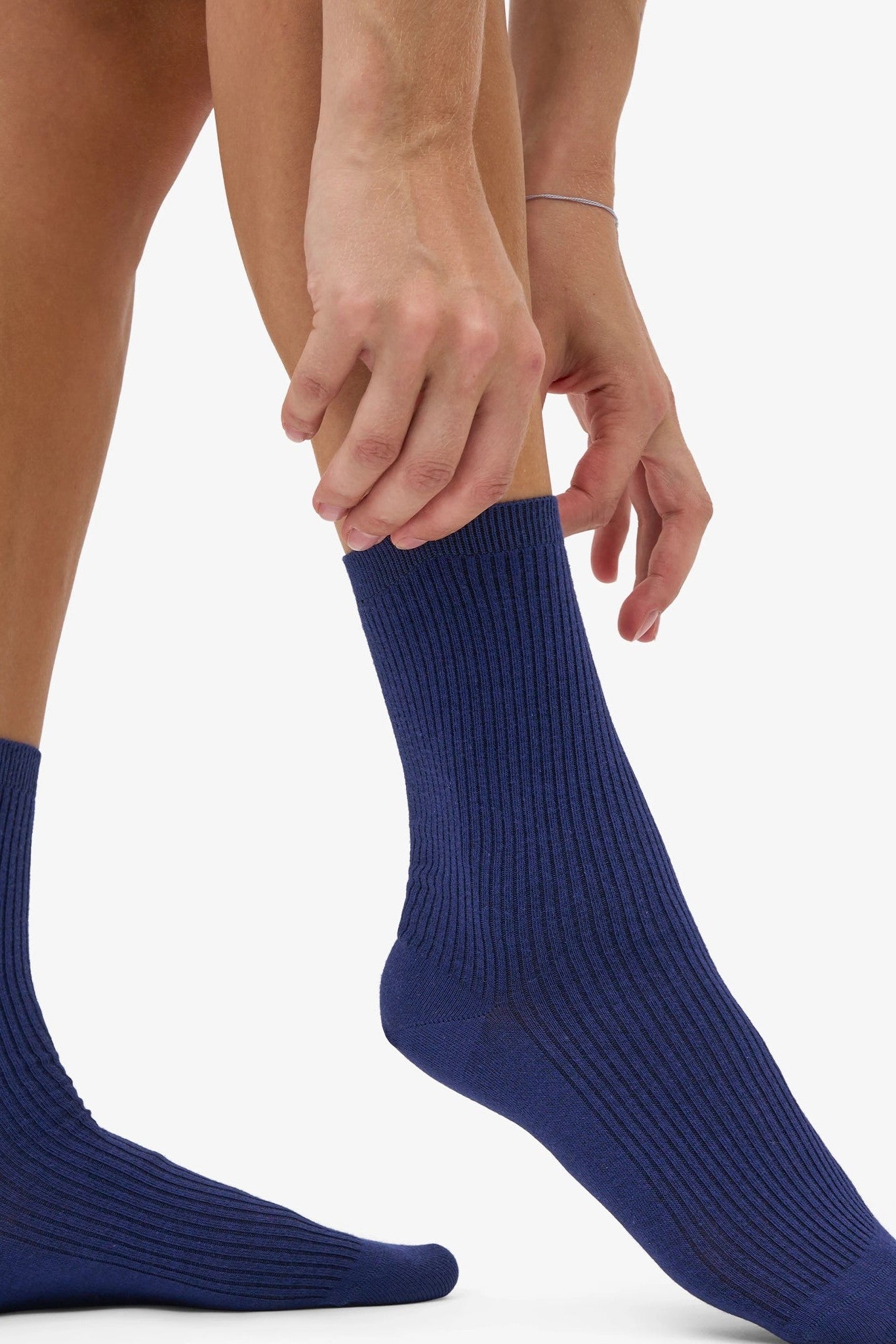 COLORFUL STANDARD - Women Classic Organic Sock - Marine Blue - BACKYARD