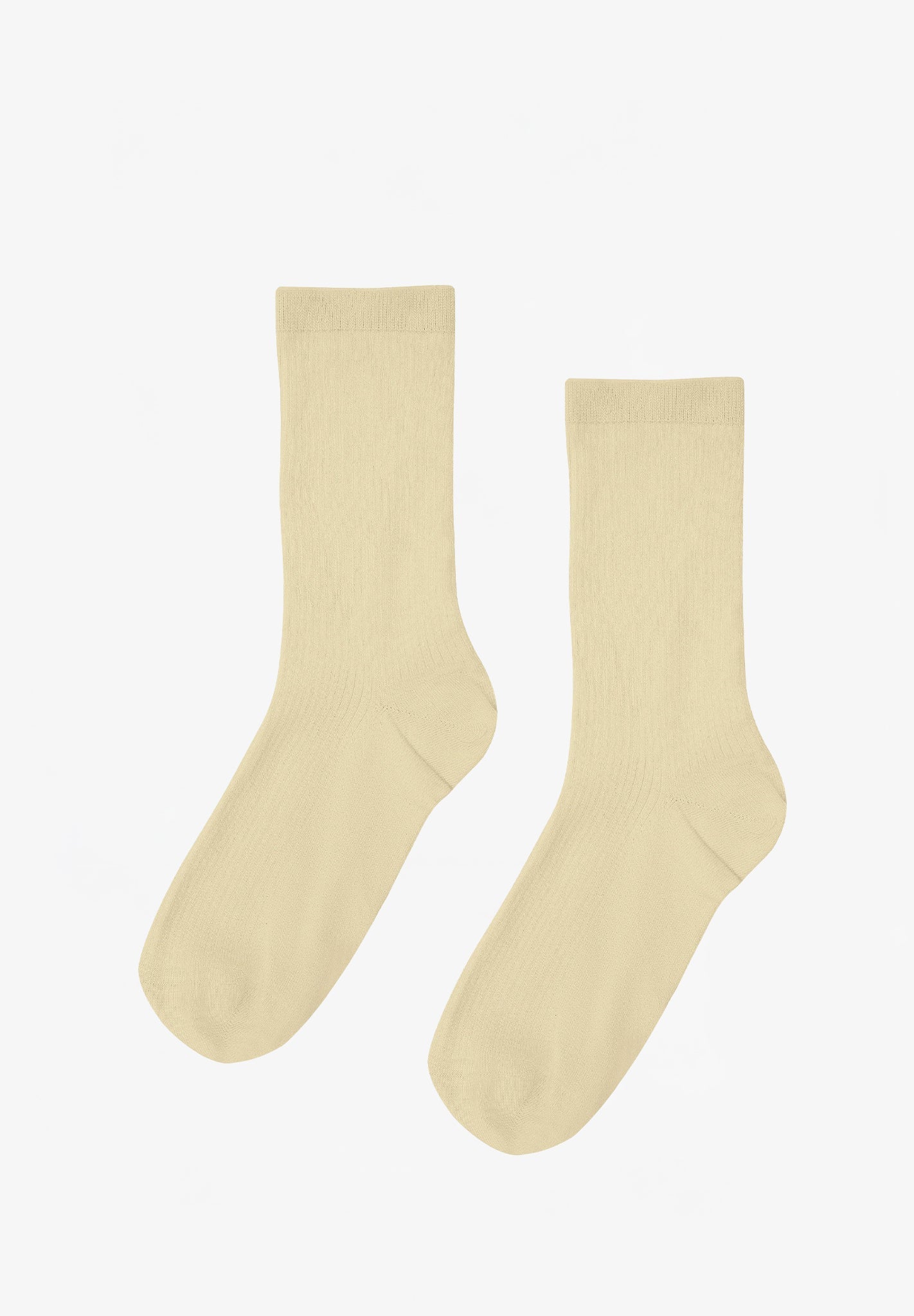 COLORFUL STANDARD - Women Classic Organic Sock - Soft Yellow - BACKYARD