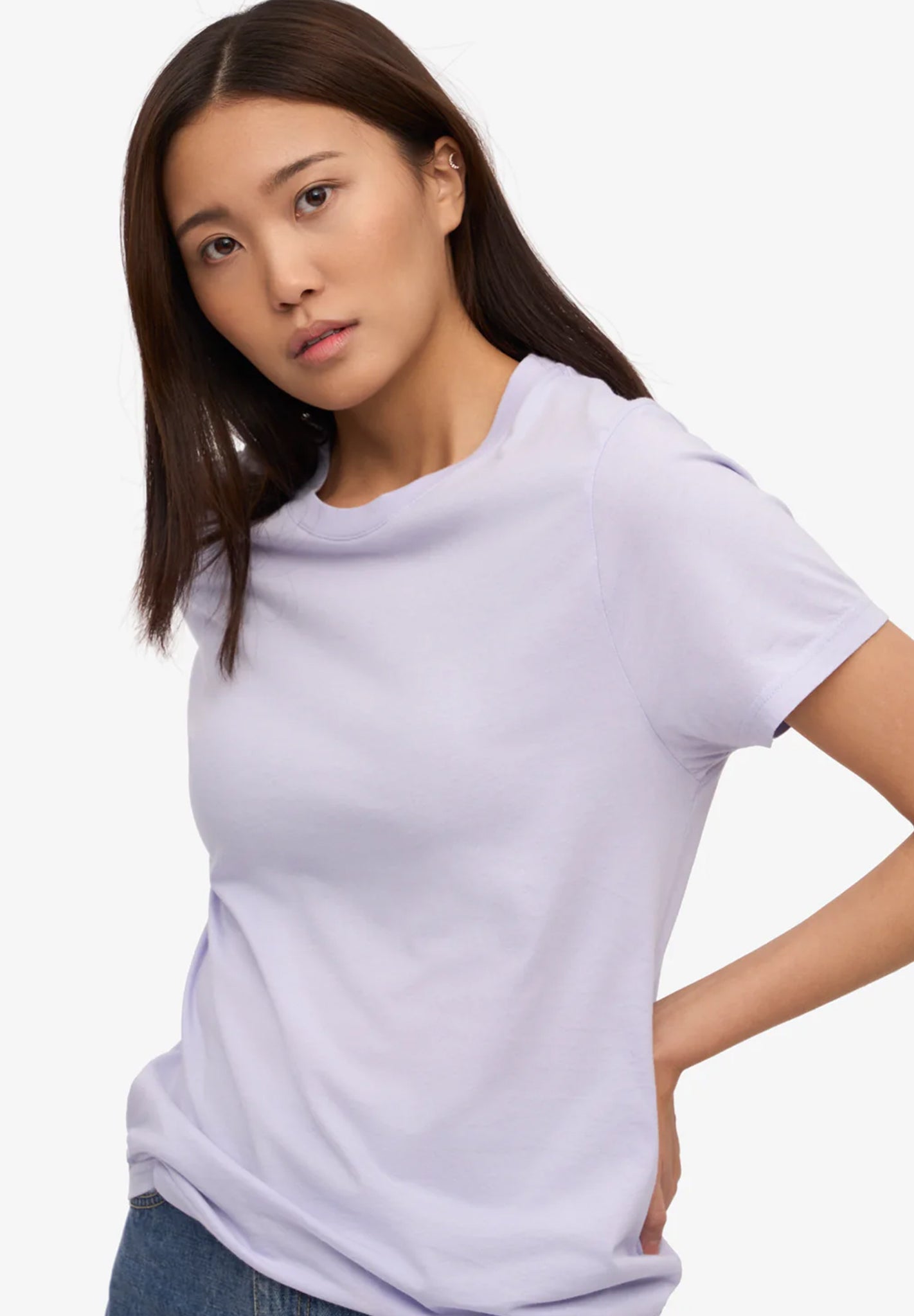 COLORFUL STANDARD - Women Light Organic Tee - Soft Lavender - BACKYARD