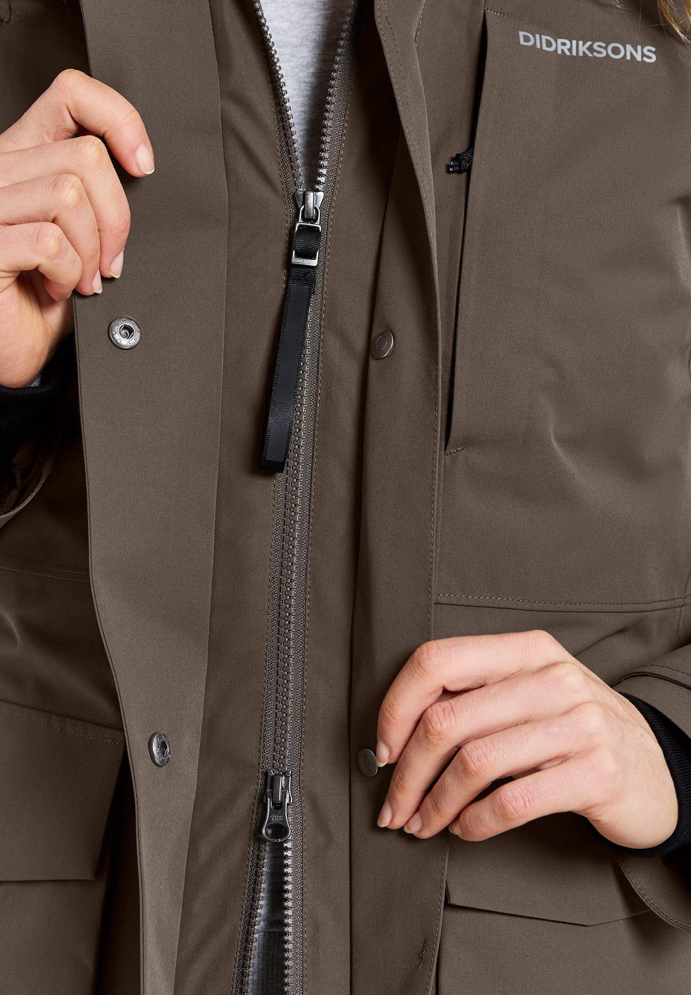 DIDRIKSONS - Harriet Women's Parka - Mocha Brown - BACKYARD