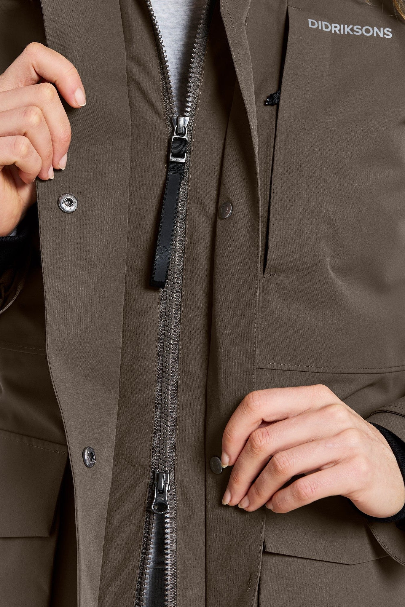 DIDRIKSONS - Harriet Women's Parka - Mocha Brown - BACKYARD